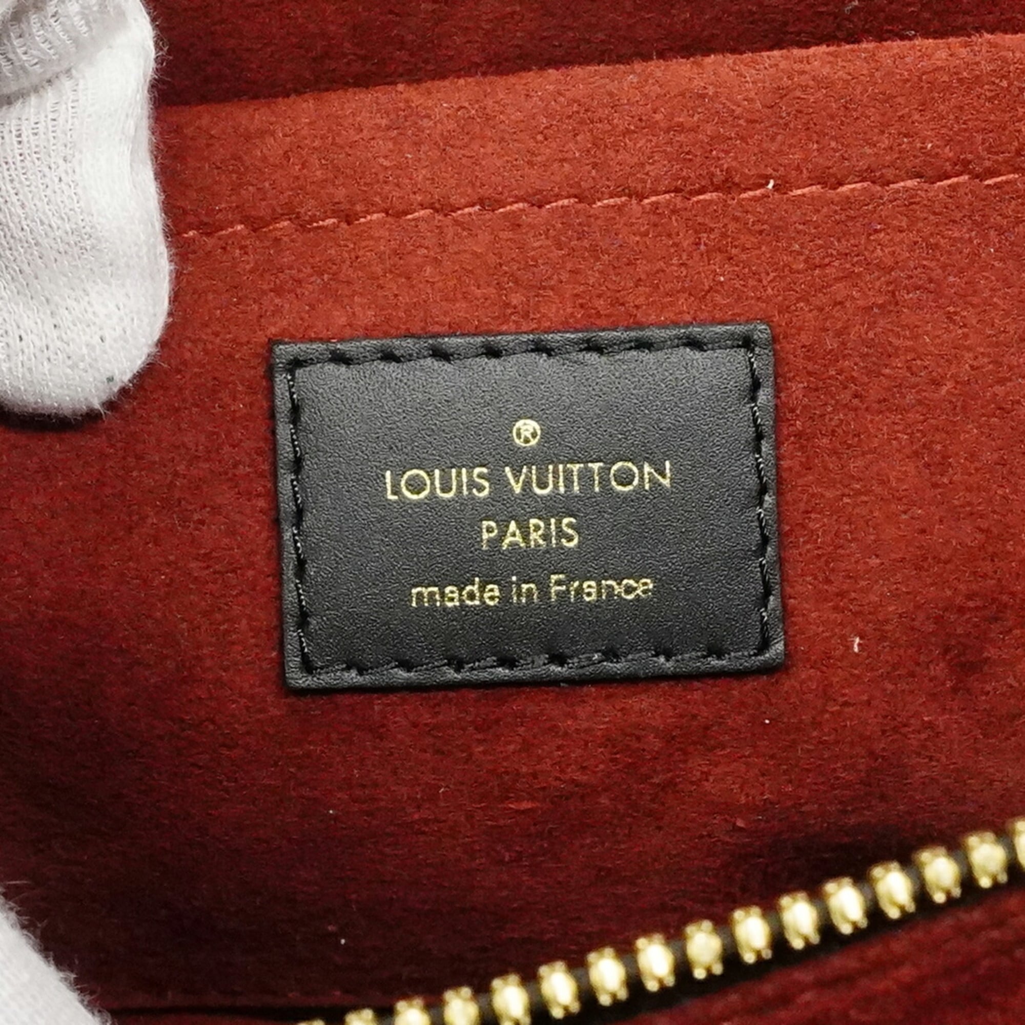 Louis Vuitton Beige Noir Handbag (Pre-Owned)