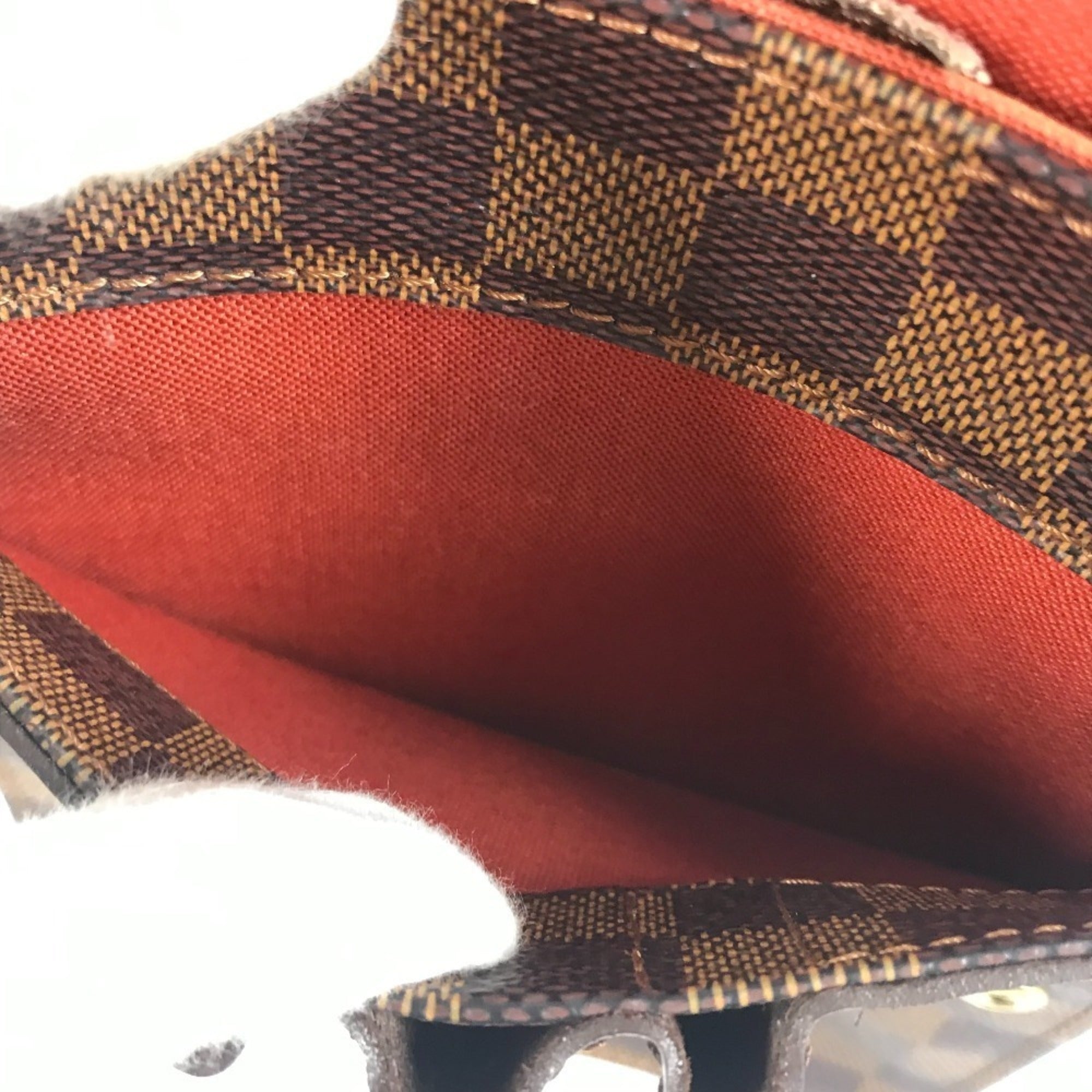 Louis Vuitton Brown Damier Canvas Pochette Shoulder Bag (Pre-Owned)