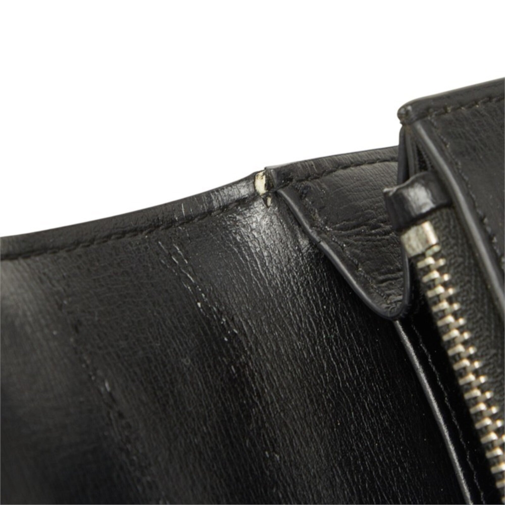 Saint Laurent Black Leather Shoulder Bag (Pre-Owned)