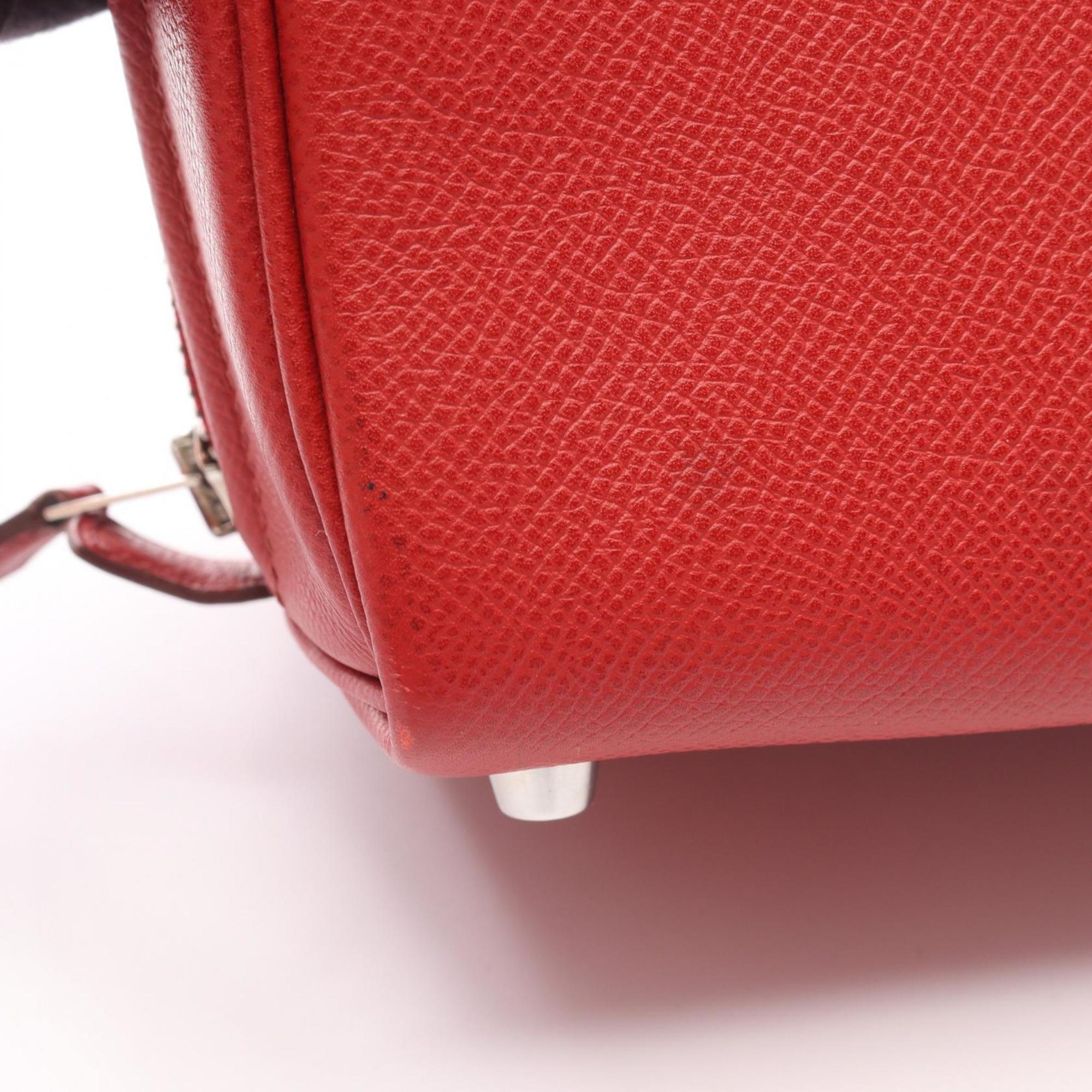Hermes Red Color Epsom Leather Handbag (Pre-Owned)
