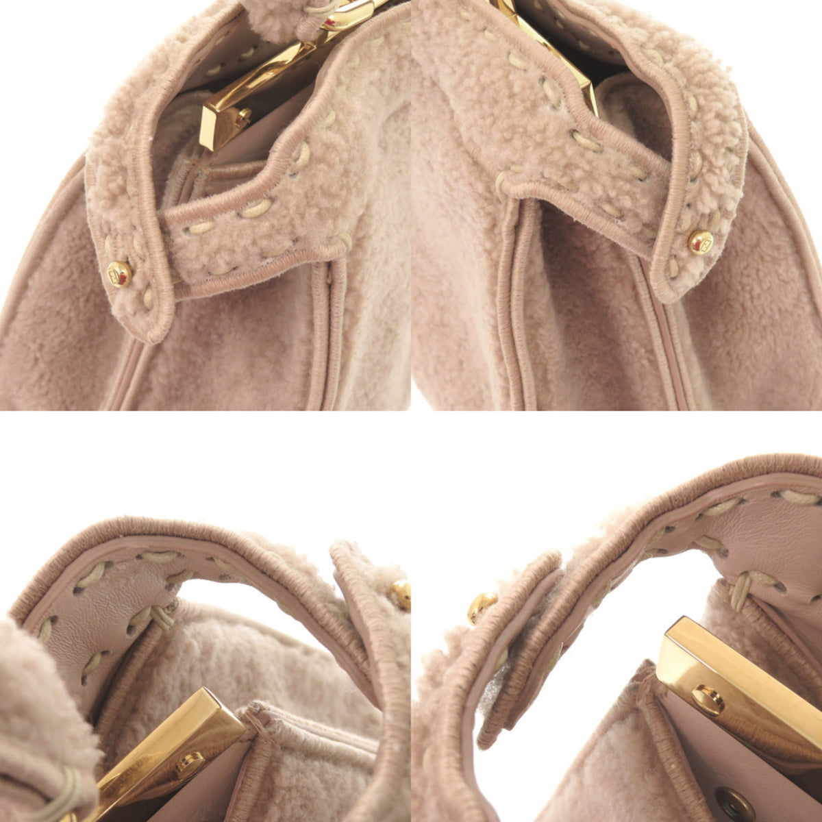 Fendi Pink Leather Handbag (Pre-Owned)