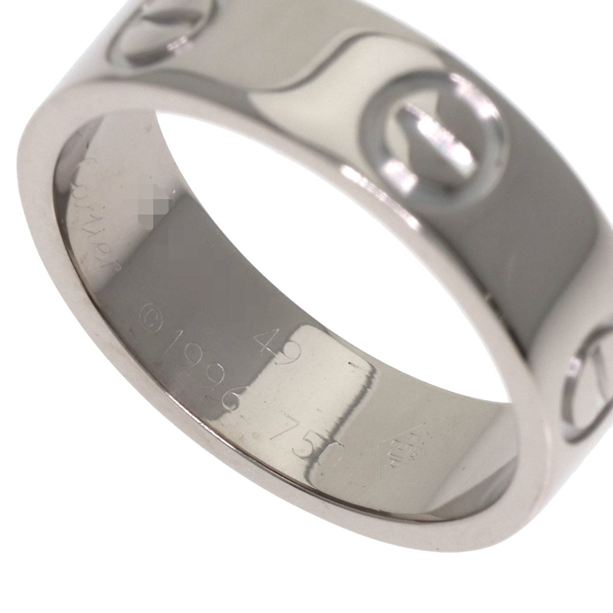 Cartier White Gold White Gold (18K) Band Ring (Pre-Owned)