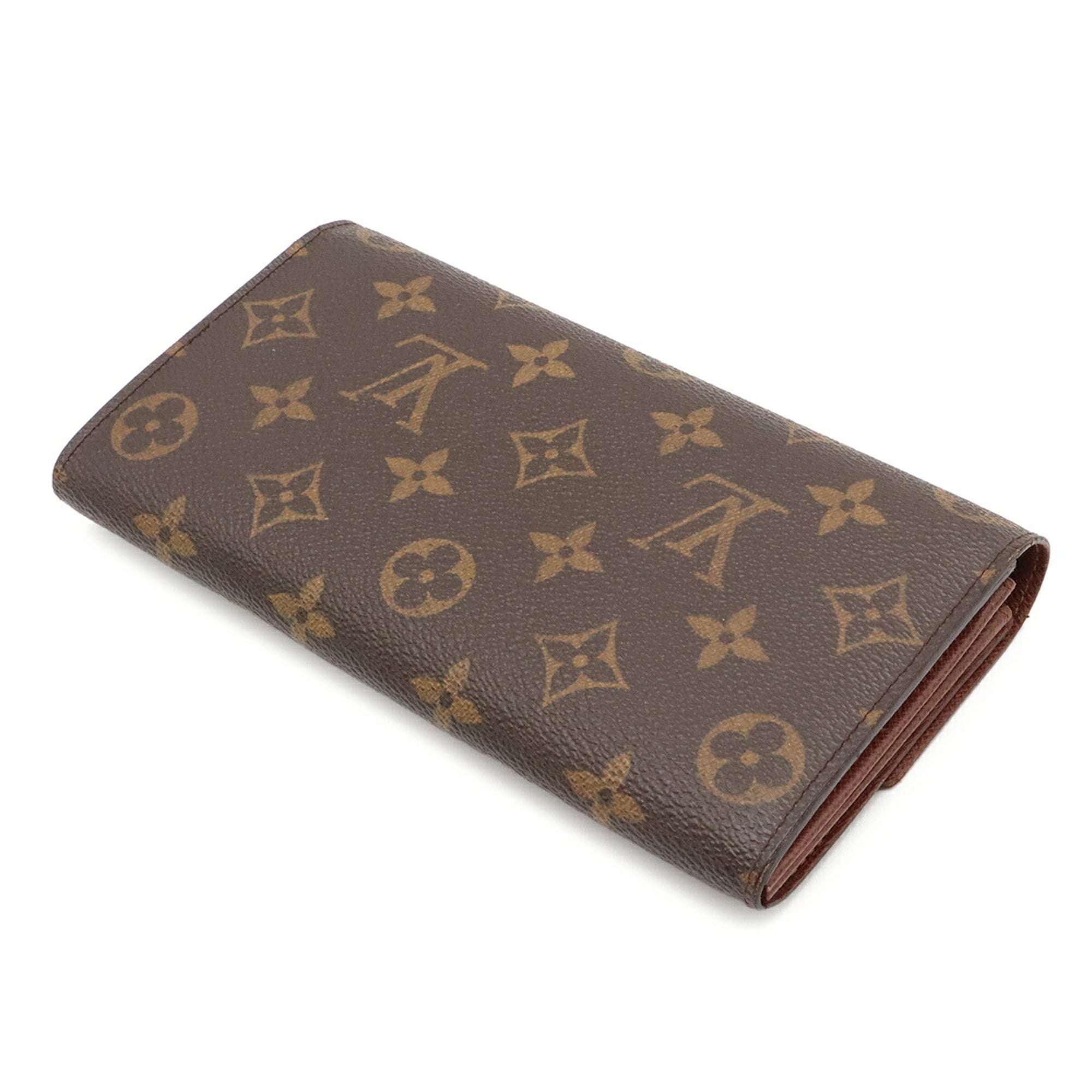 Louis Vuitton Brown Galle Monogram Long Wallet (Bi-Fold) (Pre-Owned)