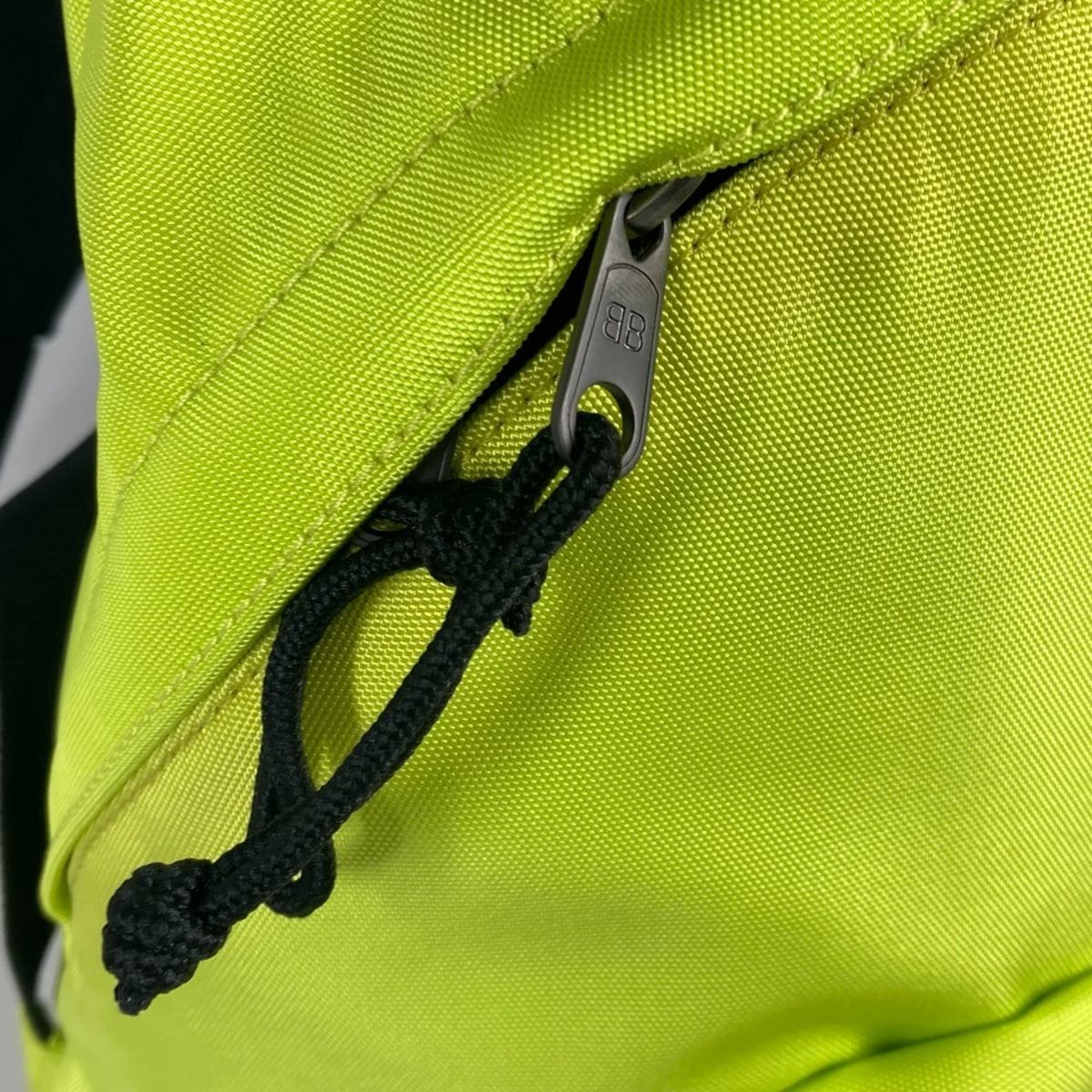 Balenciaga Black Yellow Nylon Canvas Backpack (Pre-Owned)