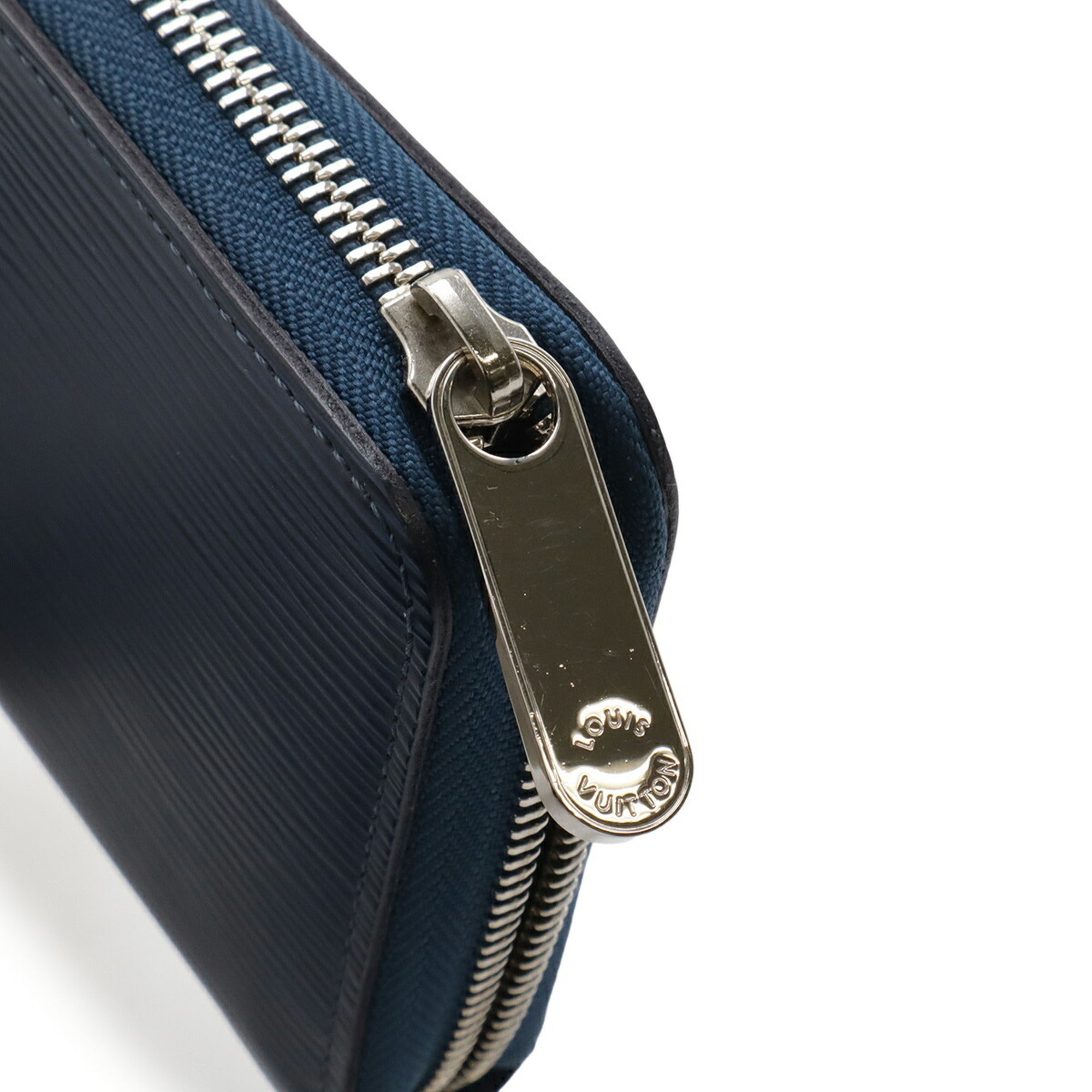 Louis Vuitton Blue Indigo Navy Epi Leather Long Wallet (Bi-Fold) (Pre-Owned)