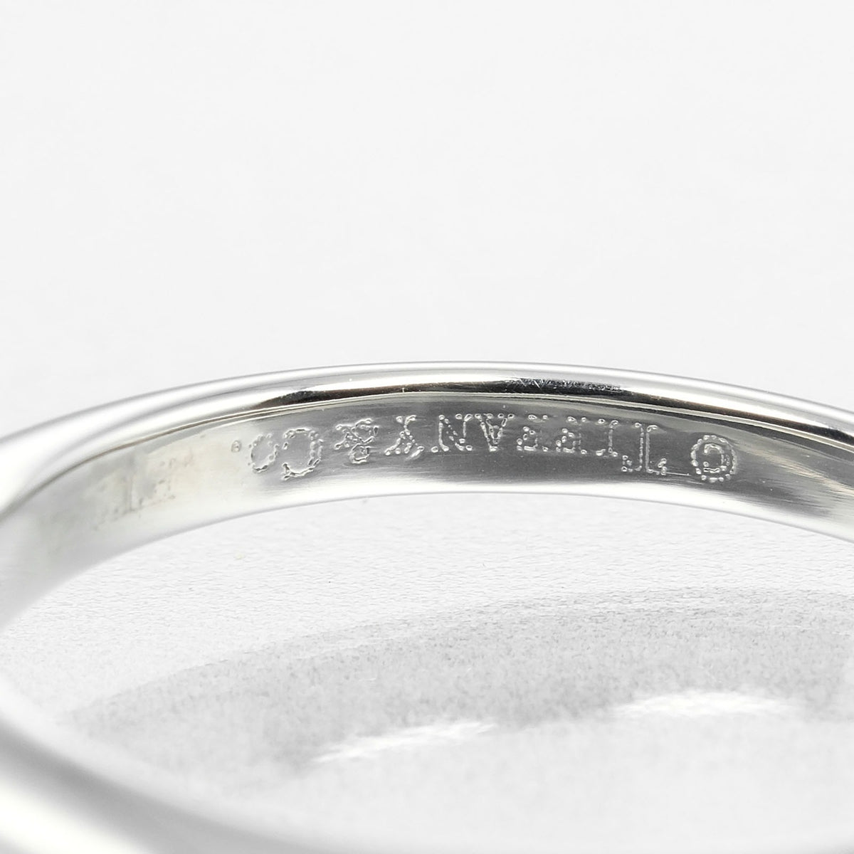 Tiffany Platinum 950 Band Ring (Pre-Owned)