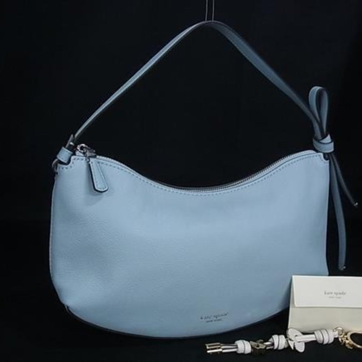 Kate Spade Light Blue Leather Handbag Shoulder Bag (Pre-Owned)