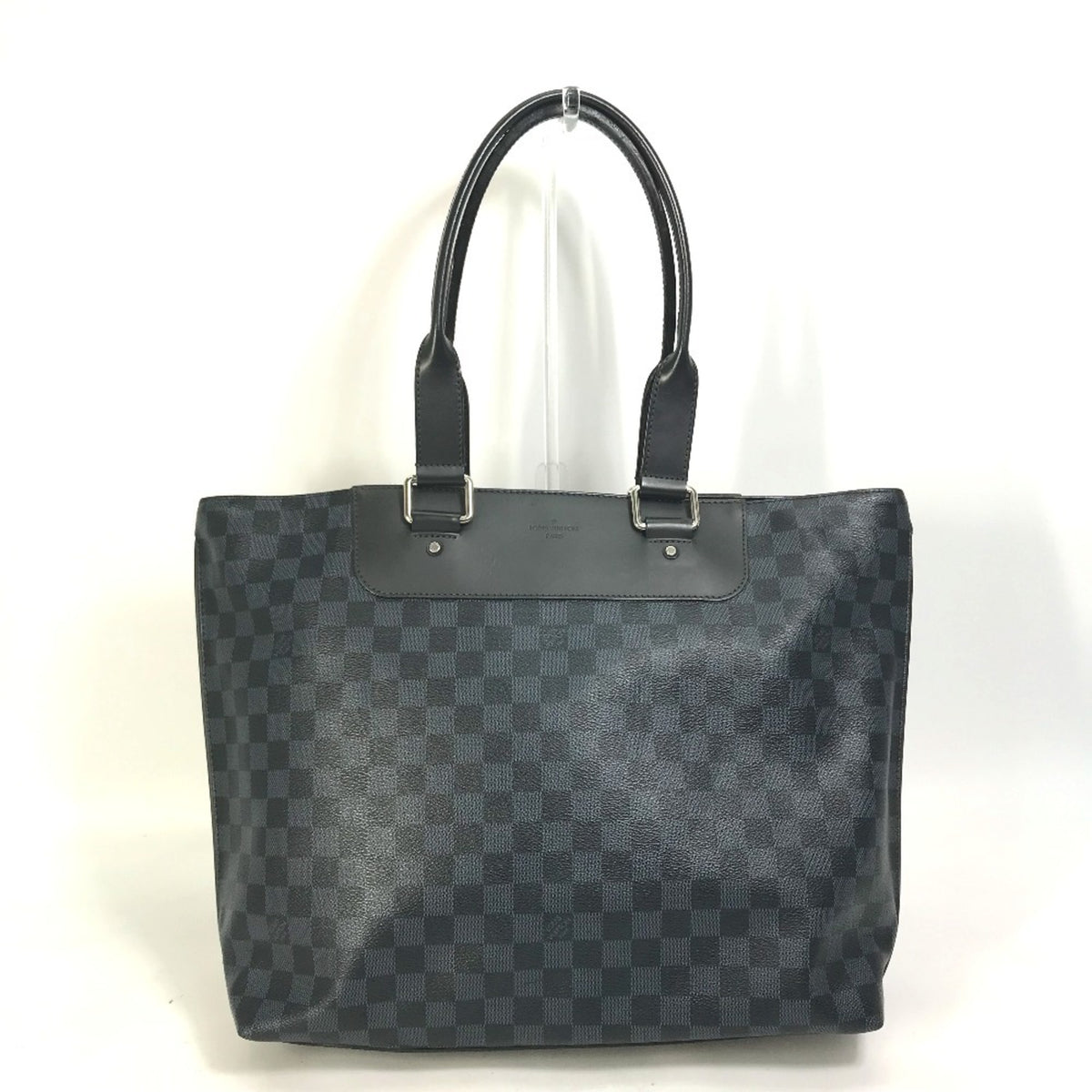 Louis Vuitton Damier Cobalt Black Navy Shoulder Bag Tote Bag (Pre-Owned)