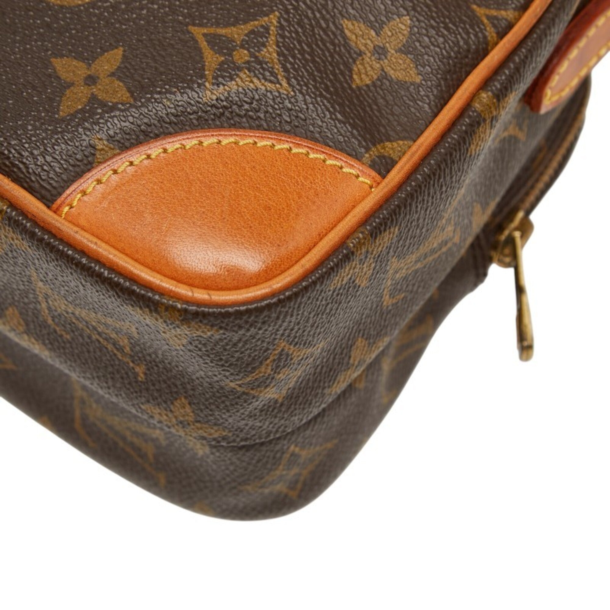 Louis Vuitton Brown Pvc Leather Shoulder Bag (Pre-Owned)