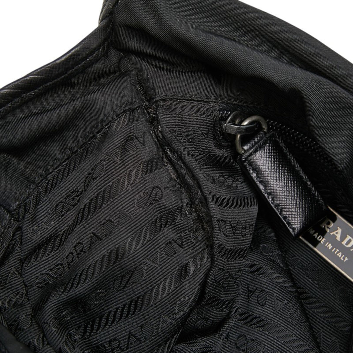 Prada Black Nylon Shoulder Bag (Pre-Owned)
