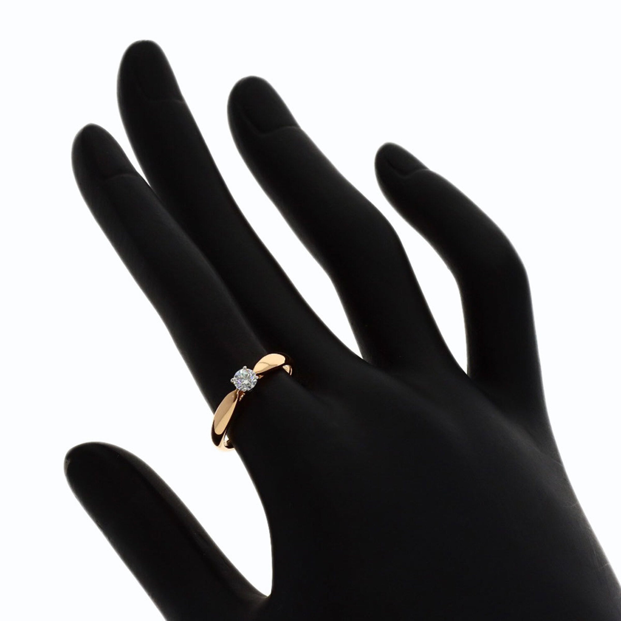 Tiffany Pink Gold (18K) Platinum 950 Band Ring (Pre-Owned)