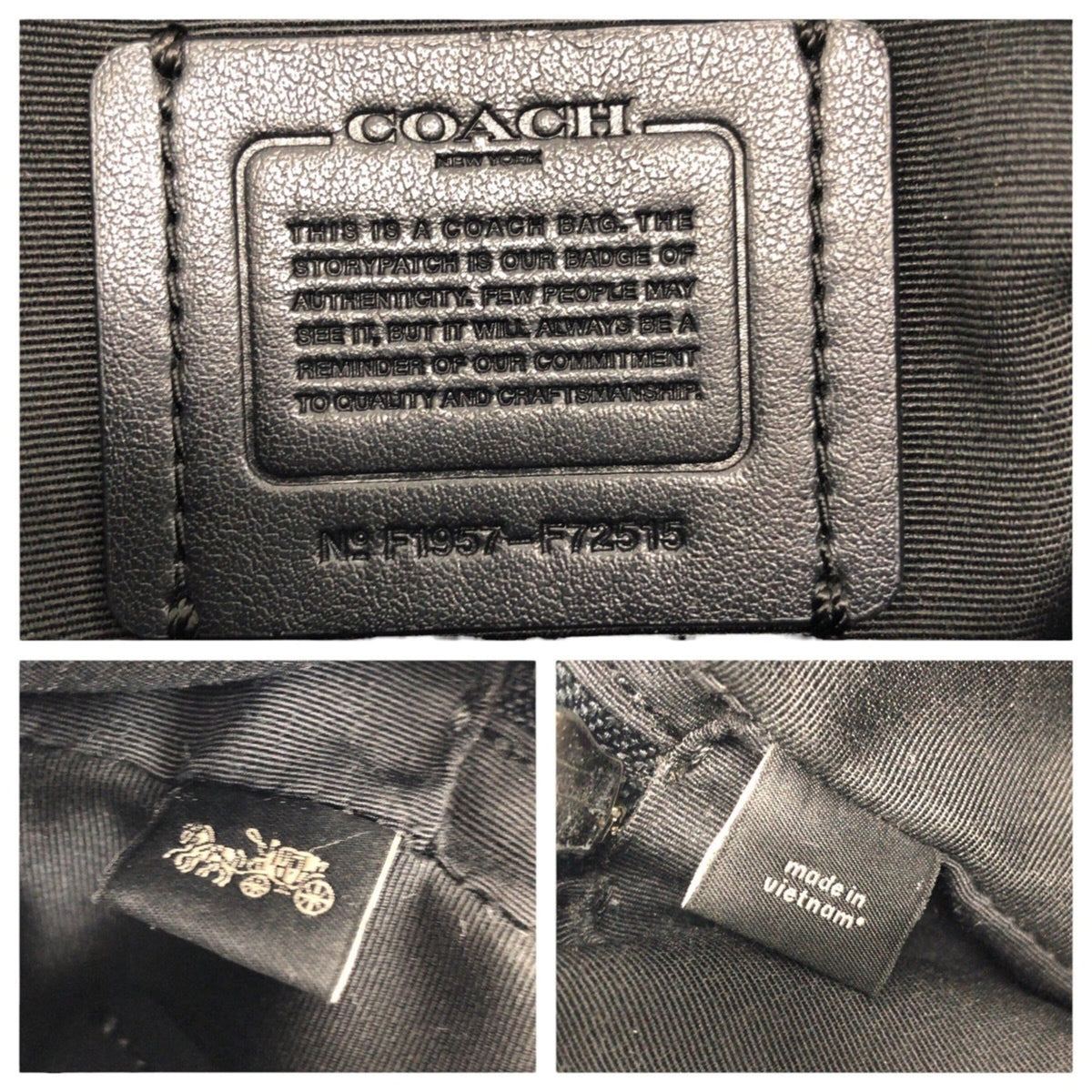 Coach Black Leather Pochette Shoulder Bag (Pre-Owned)