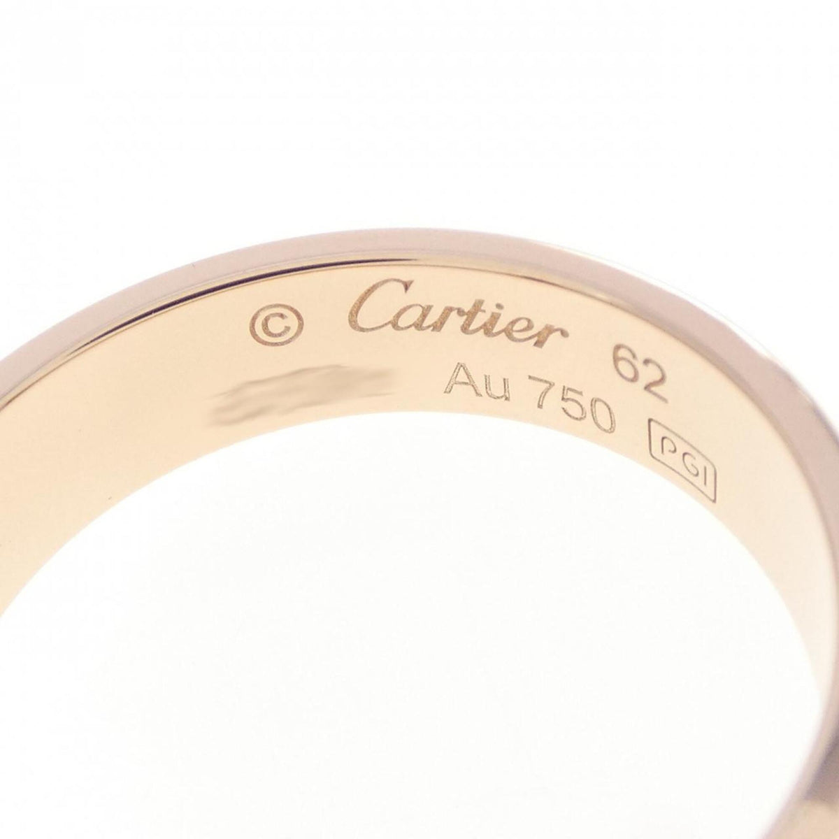 Cartier Pink Gold (18K) Band Ring (Pre-Owned)