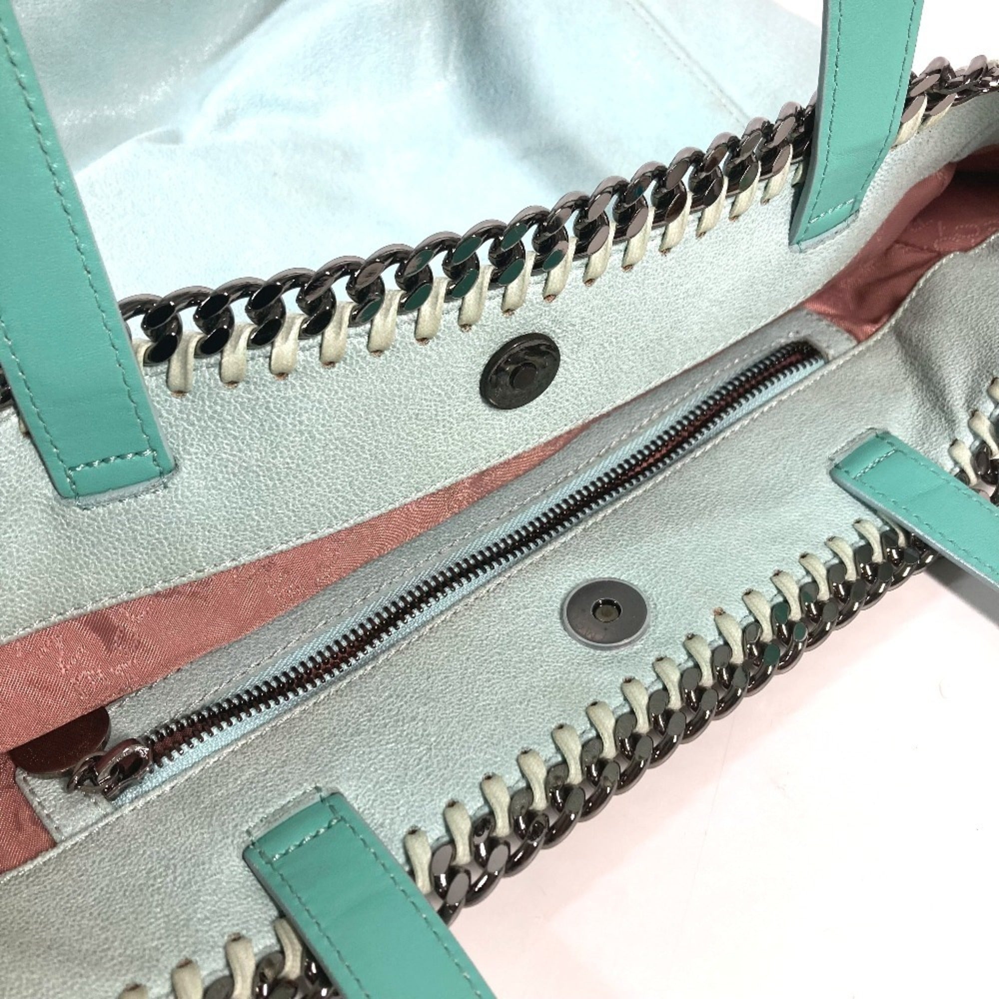 Stella Mccartney Mint Blue Handbag Tote Bag (Pre-Owned)