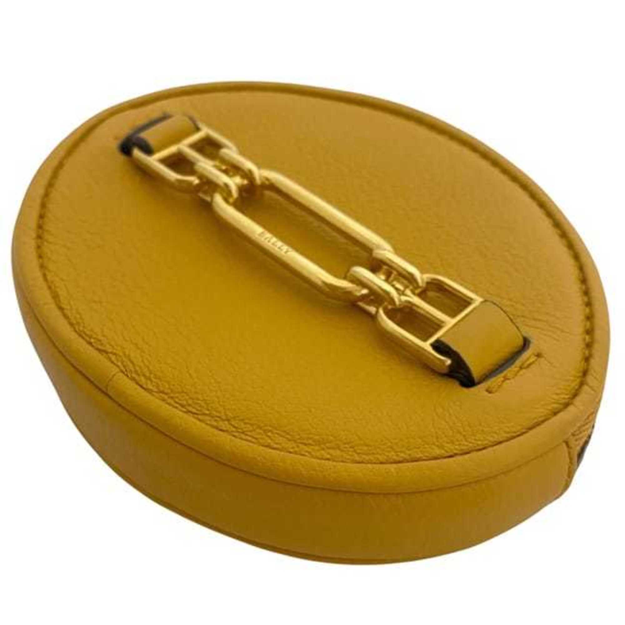 Bally Yellow Leather Coin Purse/Coin Case (Pre-Owned)