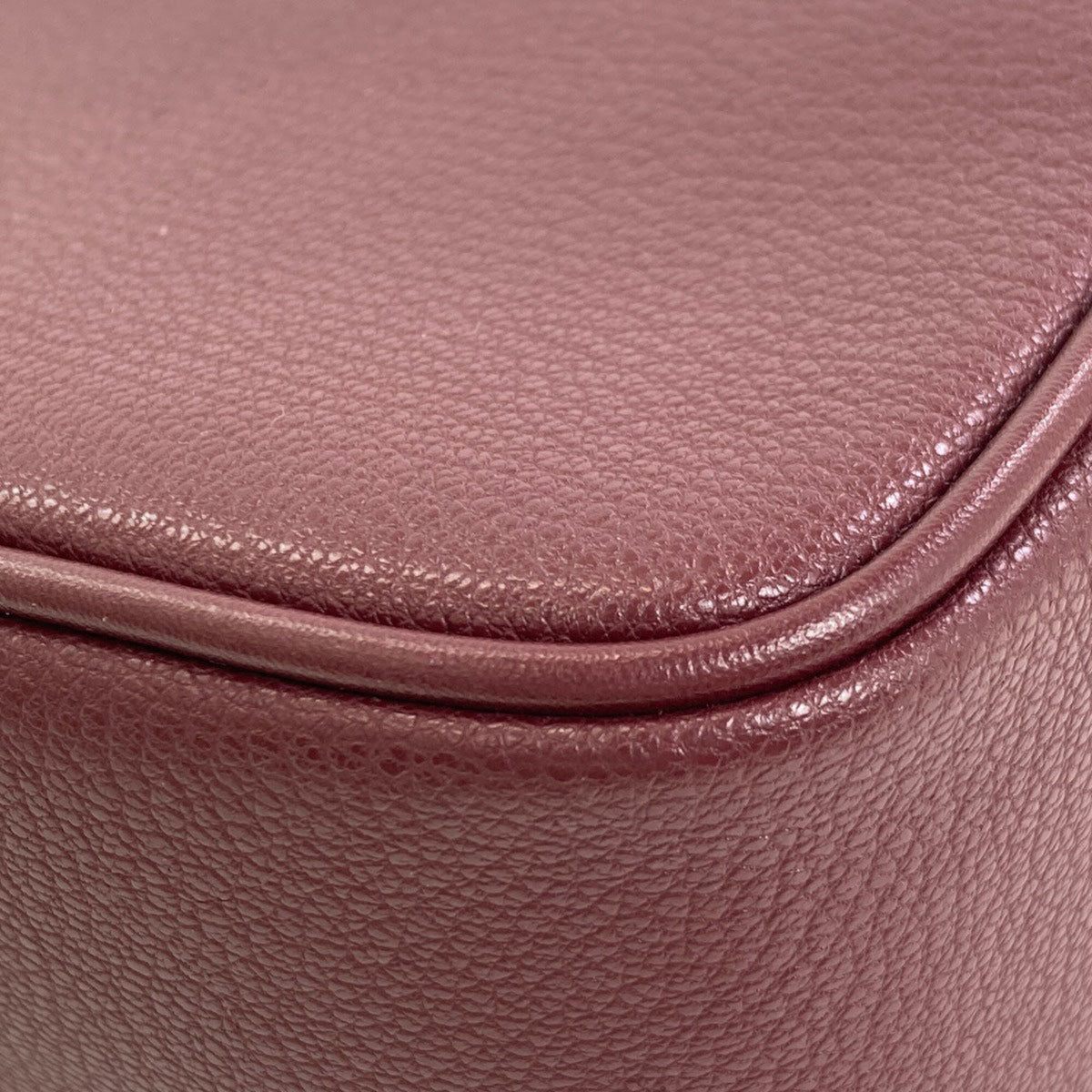 Michael Kors Bordeaux Leather Shoulder Bag (Pre-Owned)