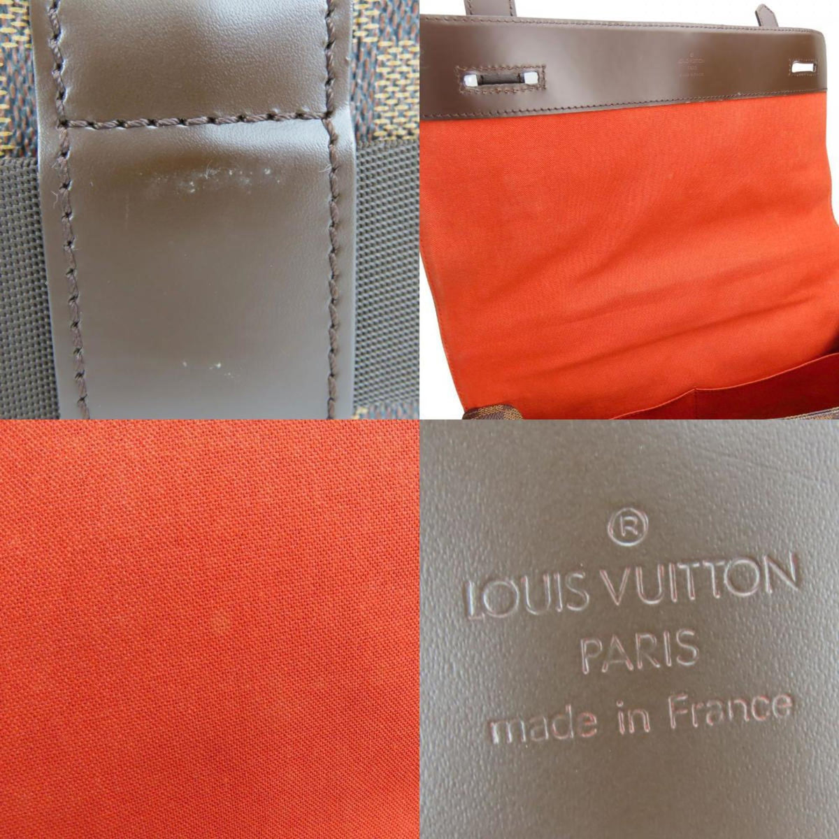 Louis Vuitton Brown Ebene Damier Canvas Handbag Shoulder Bag (Pre-Owned)