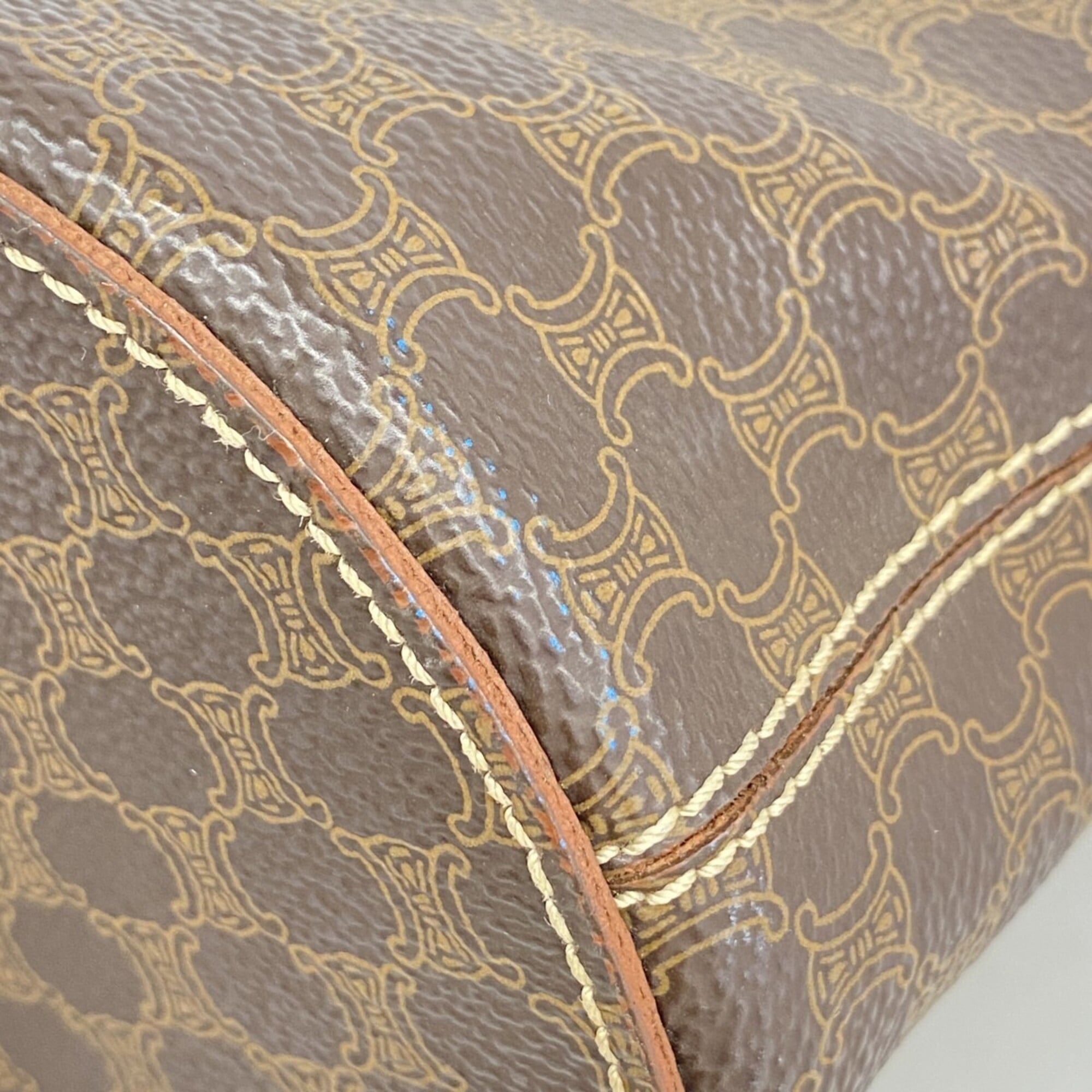 Celine Brown Pvc Tote Bag (Pre-Owned)