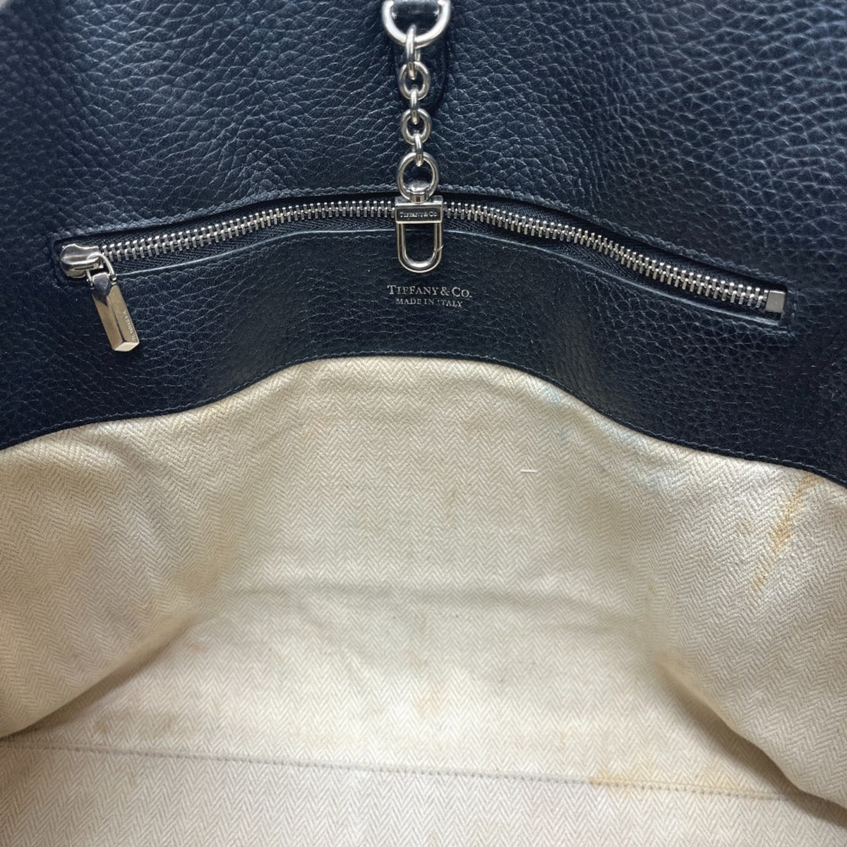 Tiffany Black Leather Handbag (Pre-Owned)