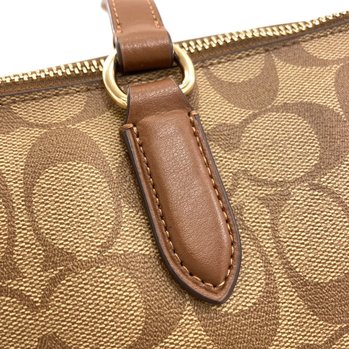 Coach Brown Pvc Tote Bag (Pre-Owned)