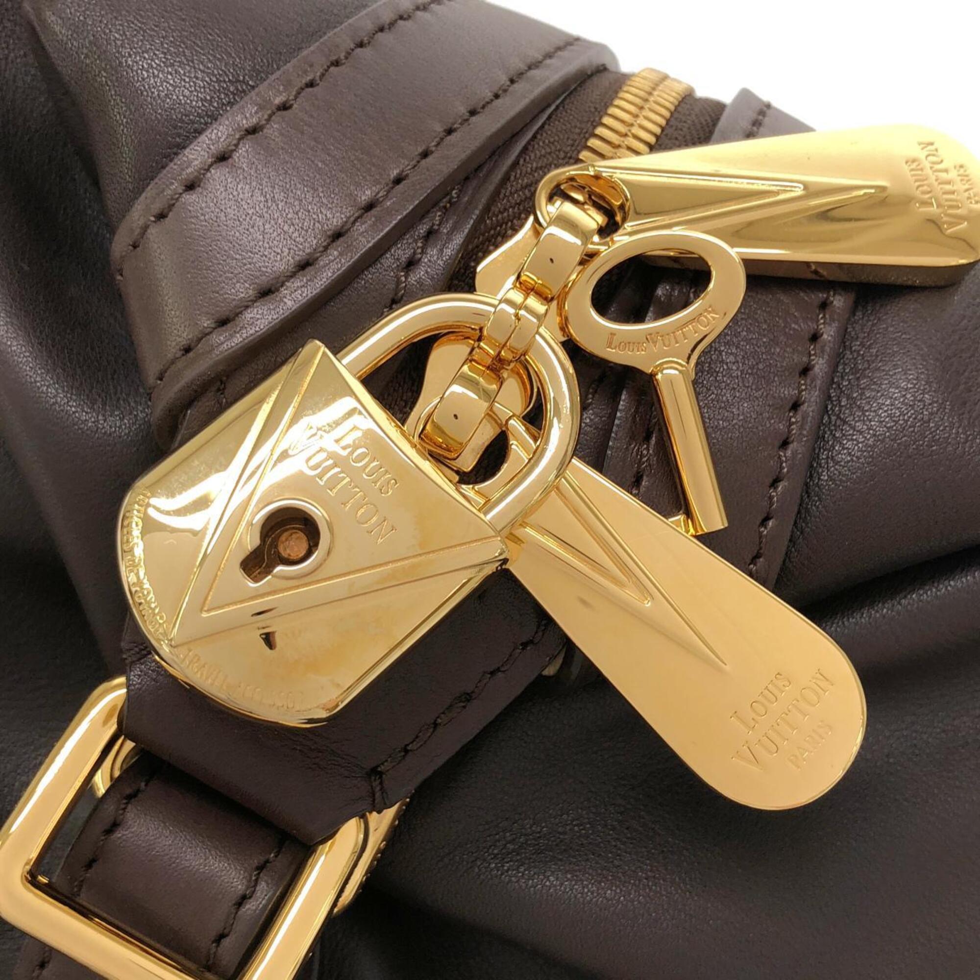 Louis Vuitton Brown Leather Handbag (Pre-Owned)