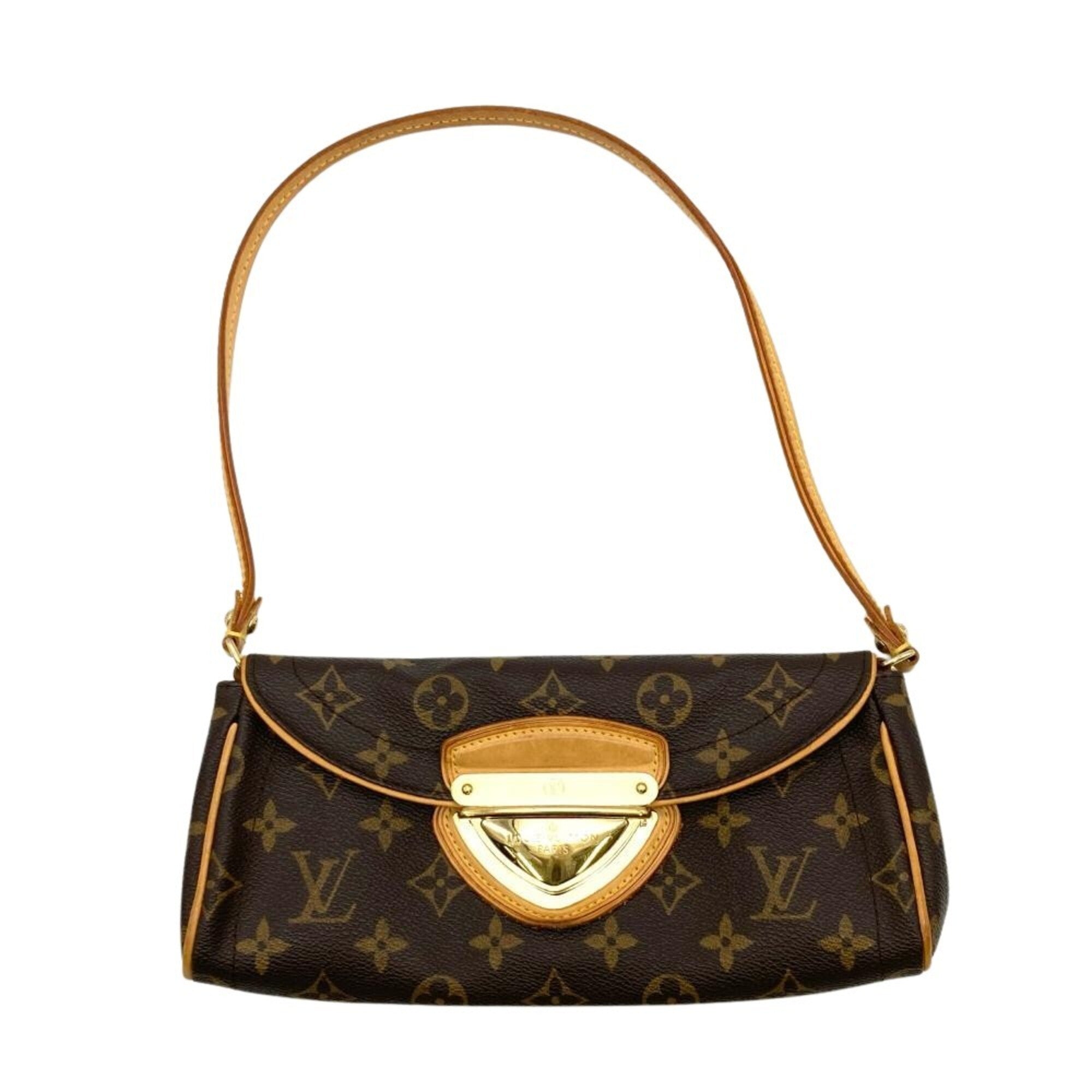 Louis Vuitton Brown Monogram Canvas Clutch Bag (Pre-Owned)