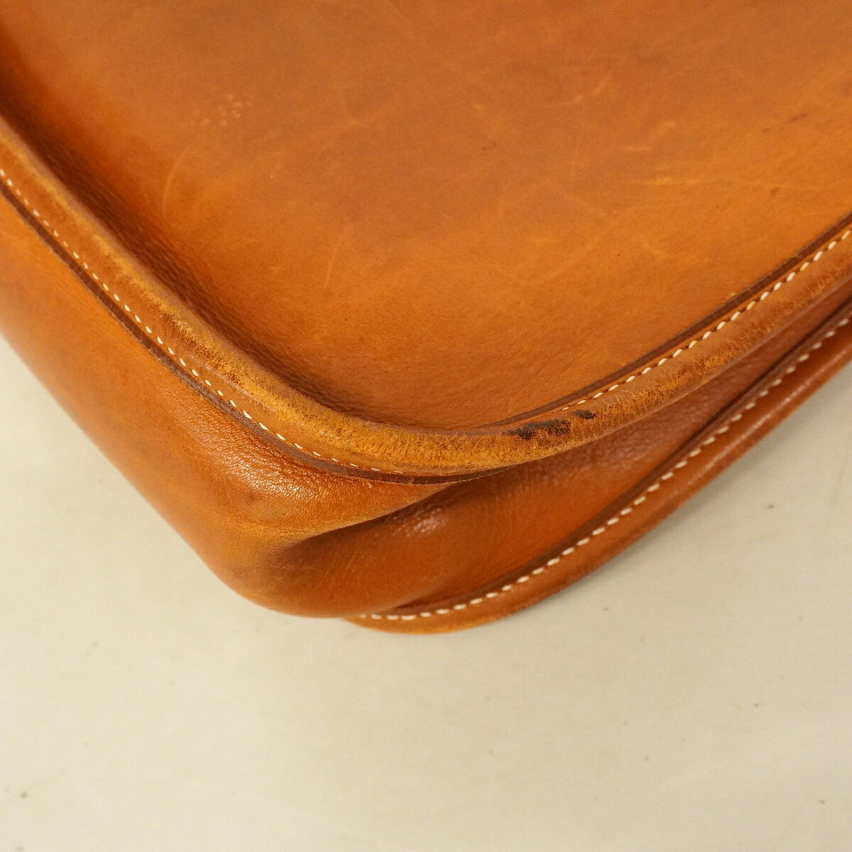 Hermes Fauve Barenia Leather Shoulder Bag (Pre-Owned)