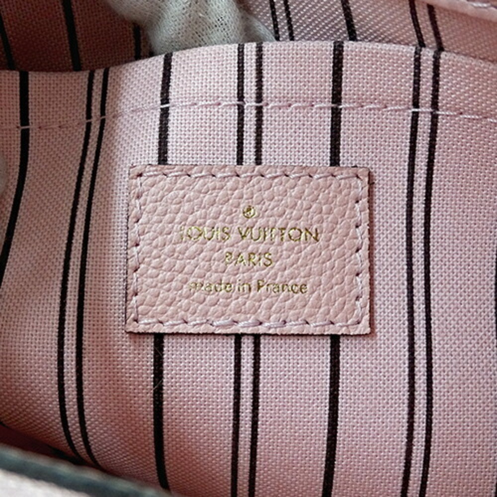 Louis Vuitton Monogram Empreinte Rose Poudre Monogram Empreinte Handbag Shoulder Bag (Pre-Owned)
