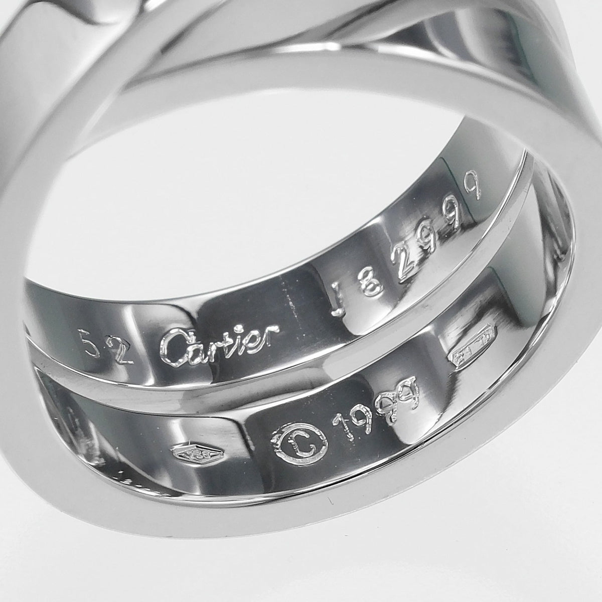 Cartier White Gold (18K) Band Ring (Pre-Owned)