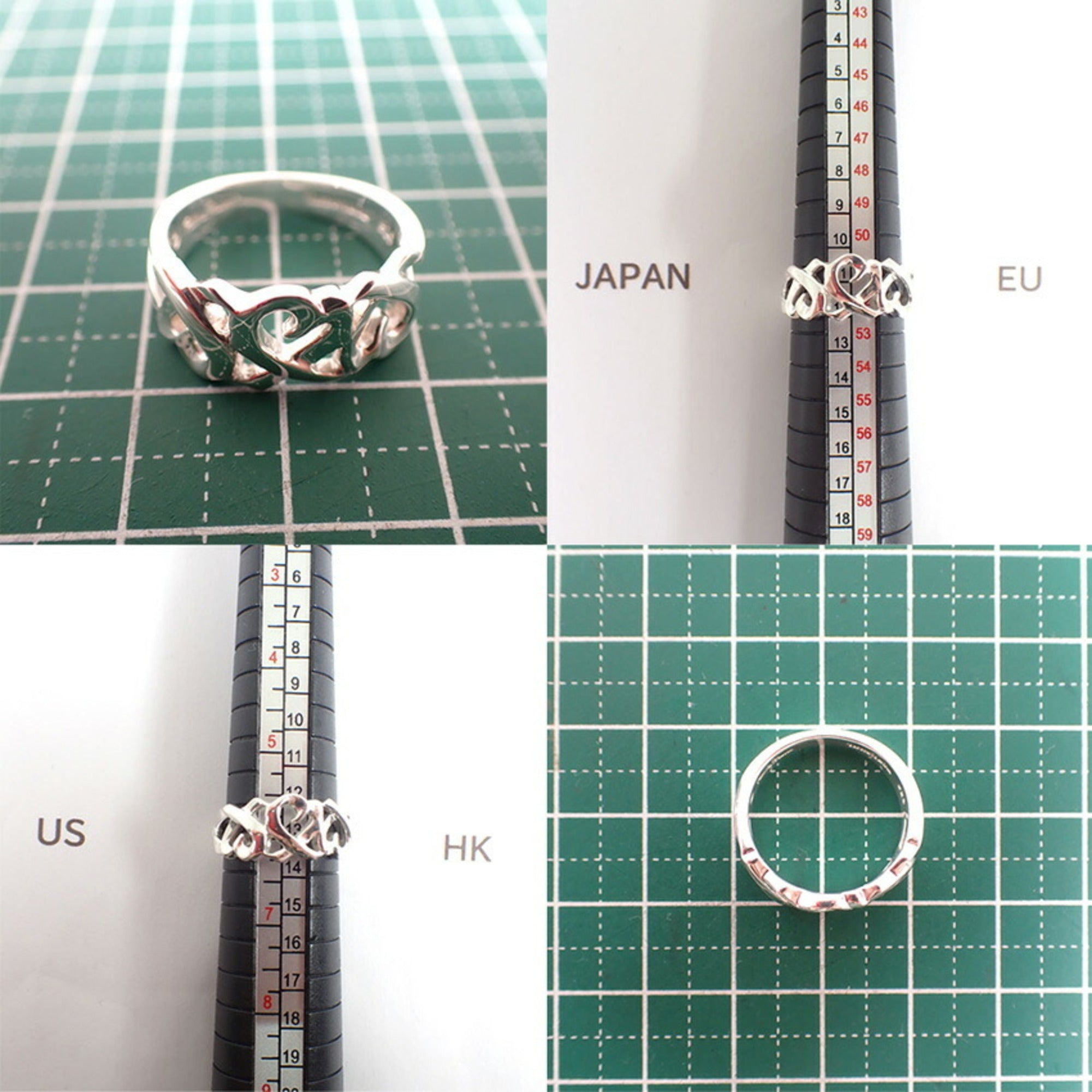 Tiffany Sterling Silver 925 Band Ring (Pre-Owned)
