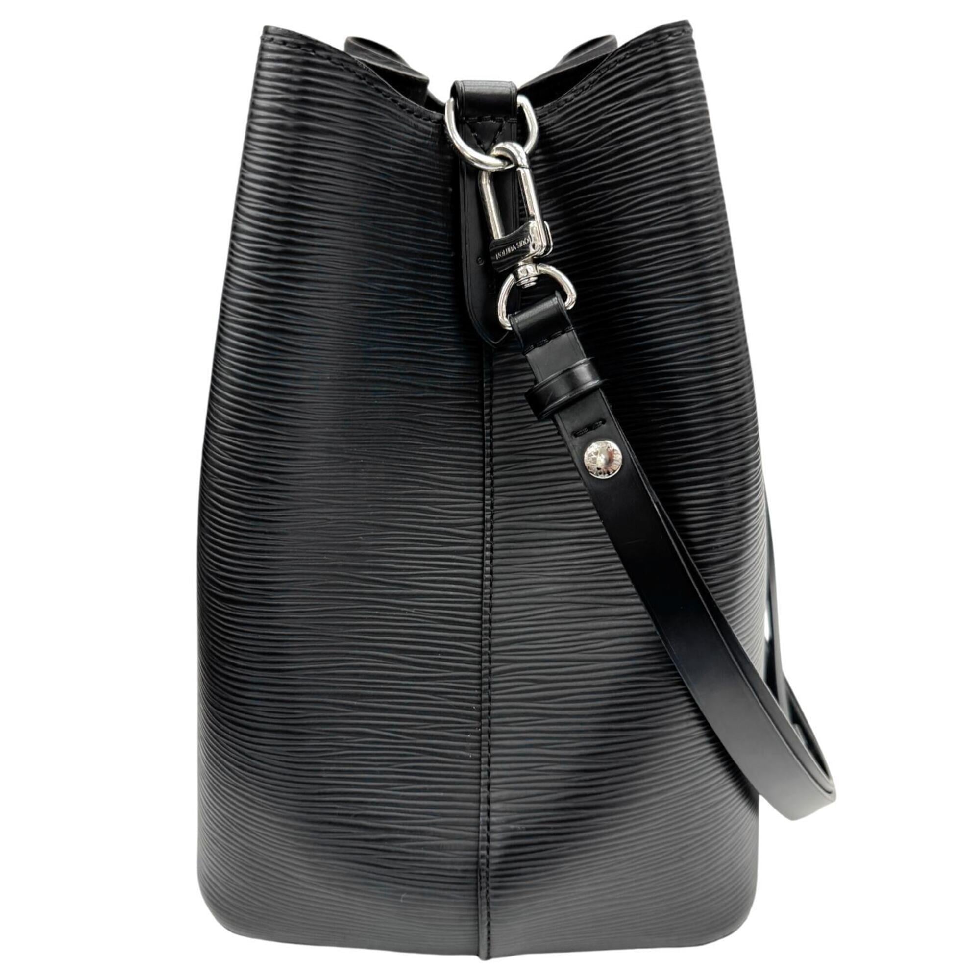 Louis Vuitton Epi Black Noir Epi Leather Shoulder Bag (Pre-Owned)