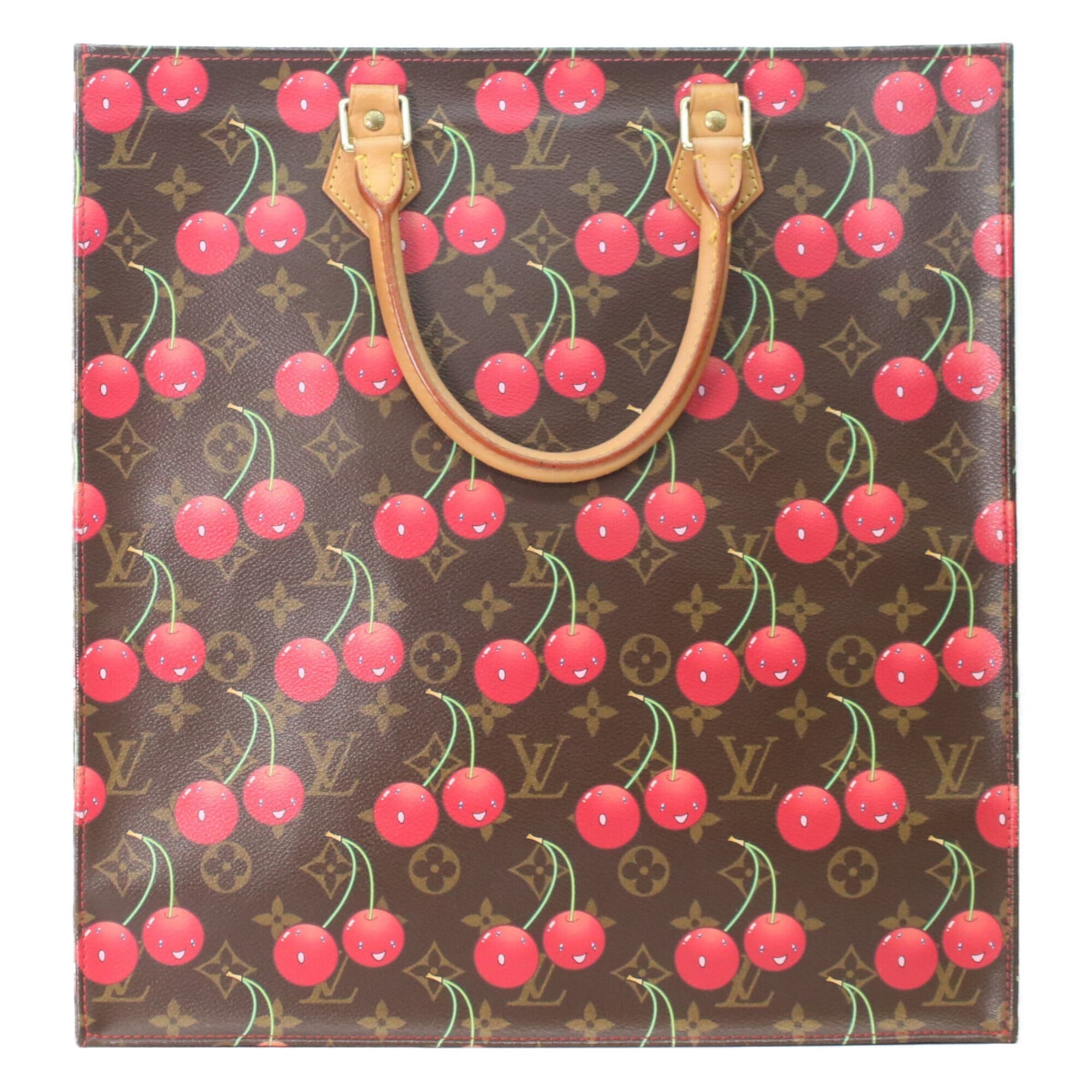 Louis Vuitton Beige Monogram Cherry Blossom Tote Bag (Pre-Owned)