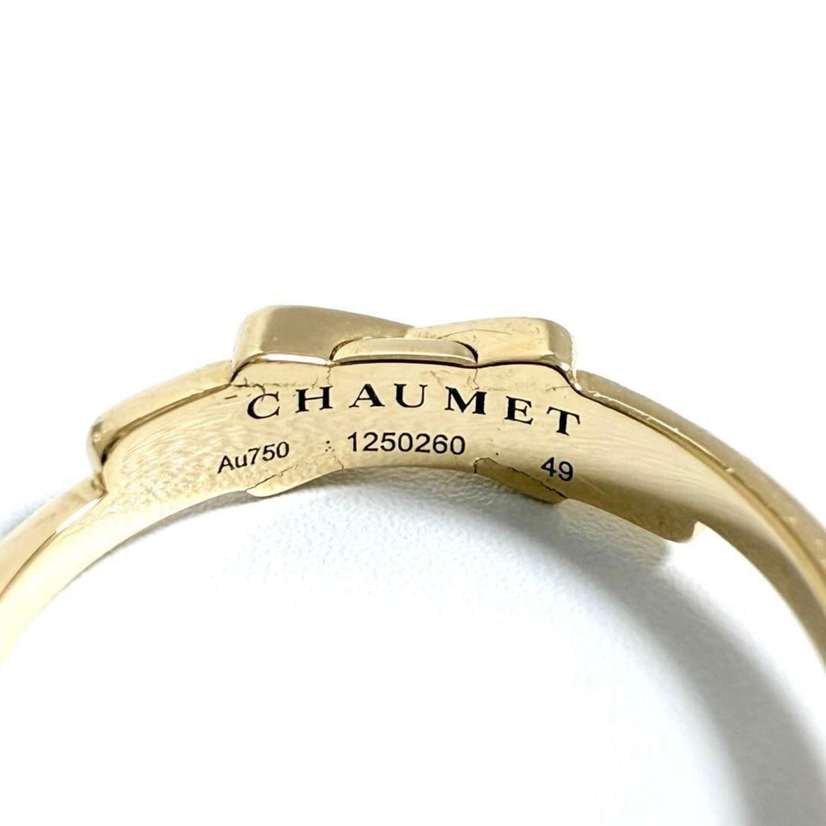 Chaumet Gold Yellow Gold (18K) Band Ring (Pre-Owned)