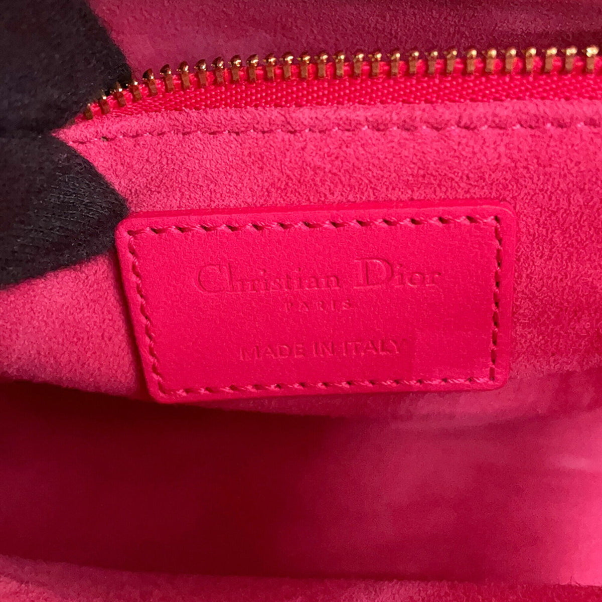 Christian Dior Lady Dior Pink Leather Handbag (Pre-Owned)