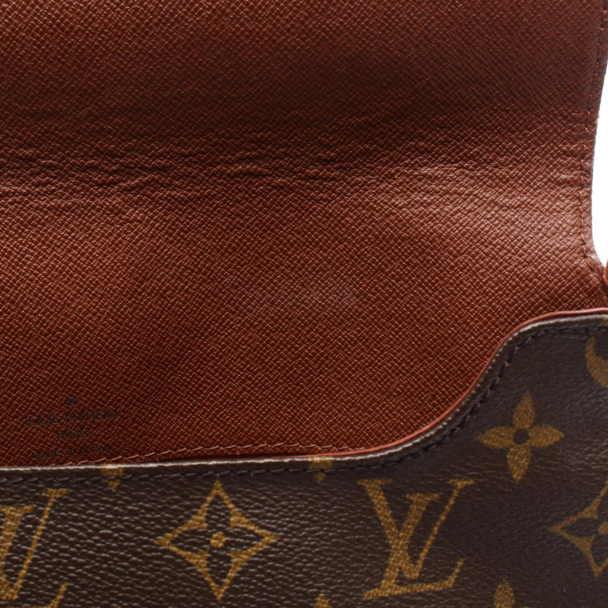 Louis Vuitton Monogram Brown Coated Canvas Leather Shoulder Bag (Pre-Owned)