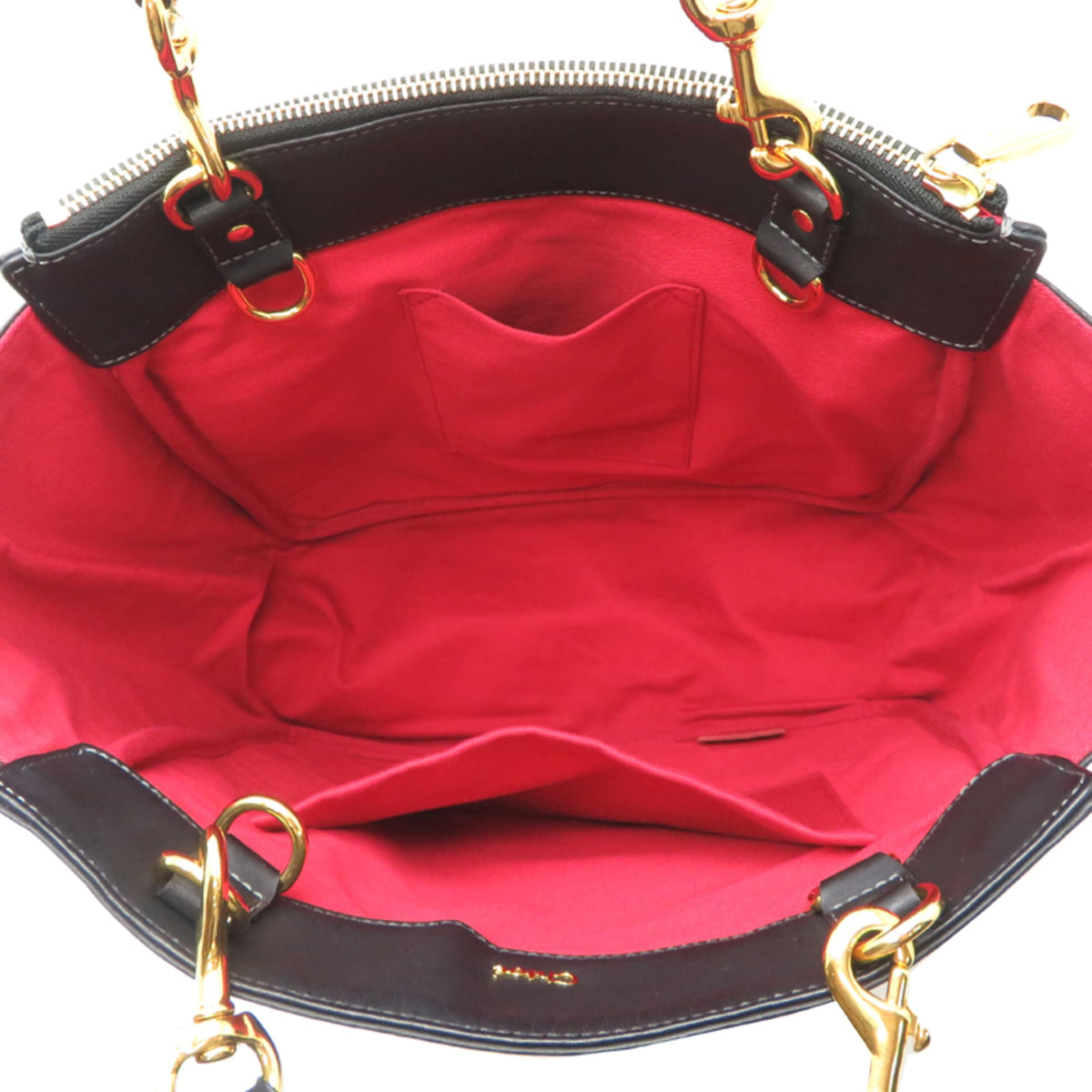 Chloé Black Leather Tote Bag (Pre-Owned)