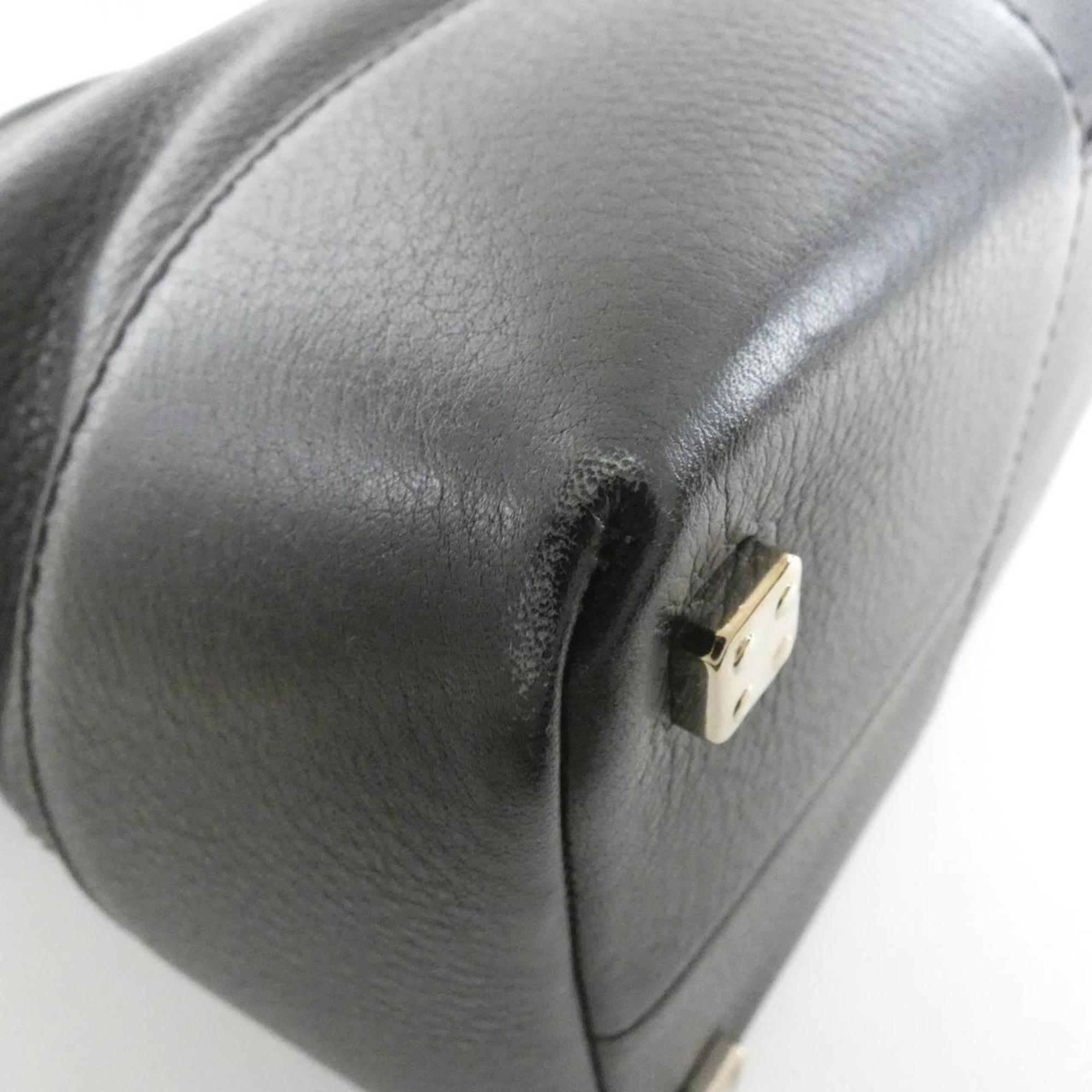 Loewe Black Leather Handbag (Pre-Owned)