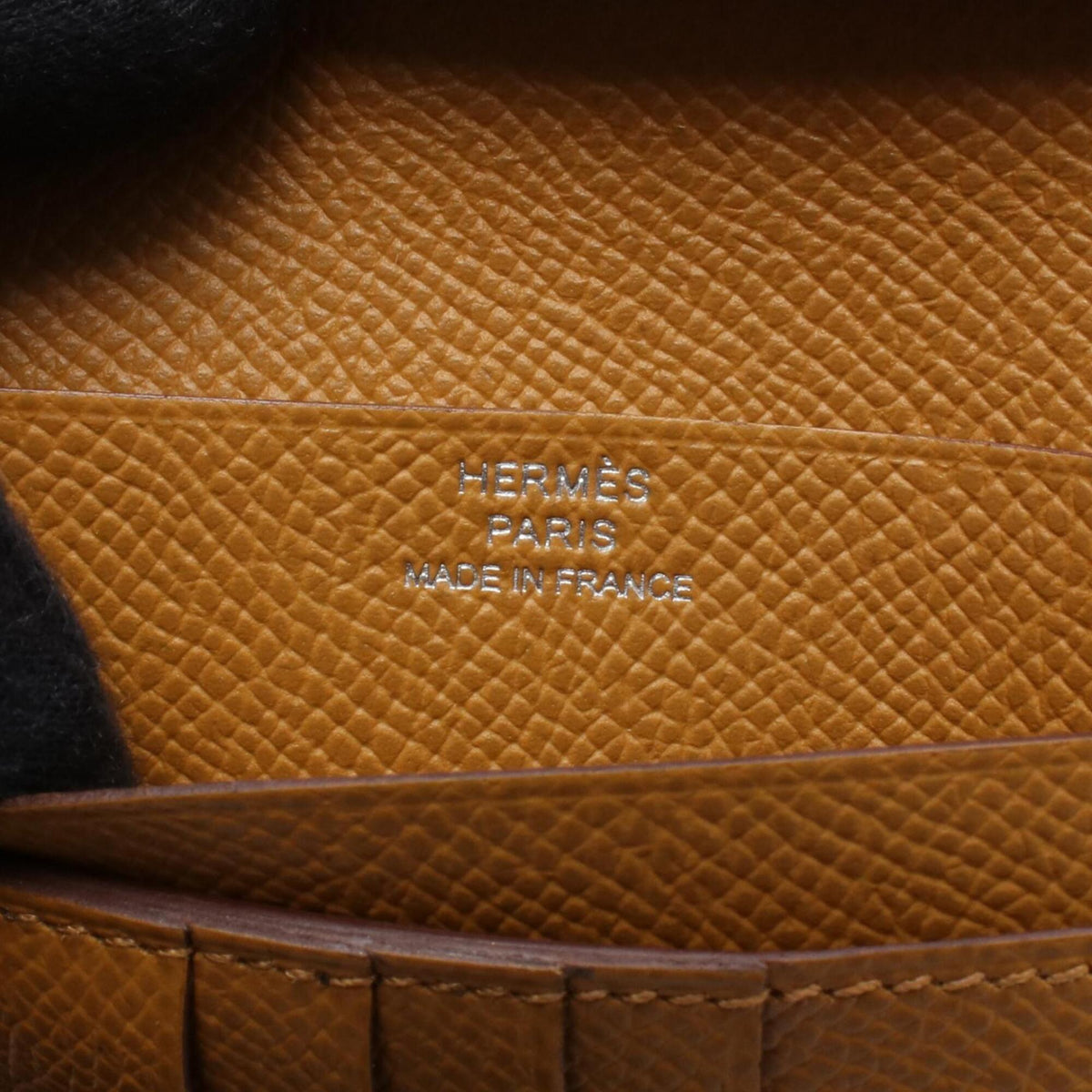Hermes Brown Epsom Leather Leather Wallet (Bi-Fold) (Pre-Owned)