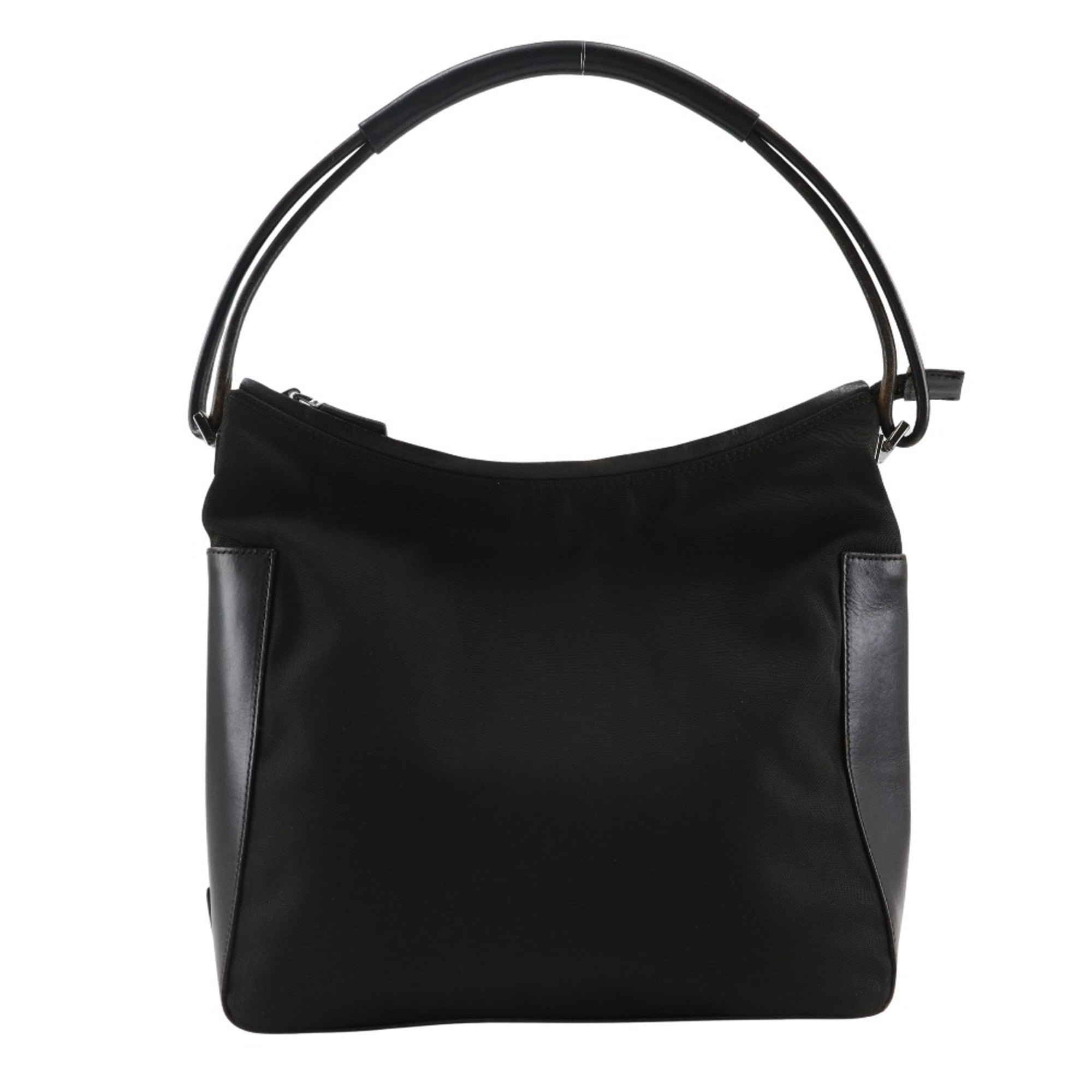 Gucci Black Nylon Canvas Shoulder Bag (Pre-Owned)