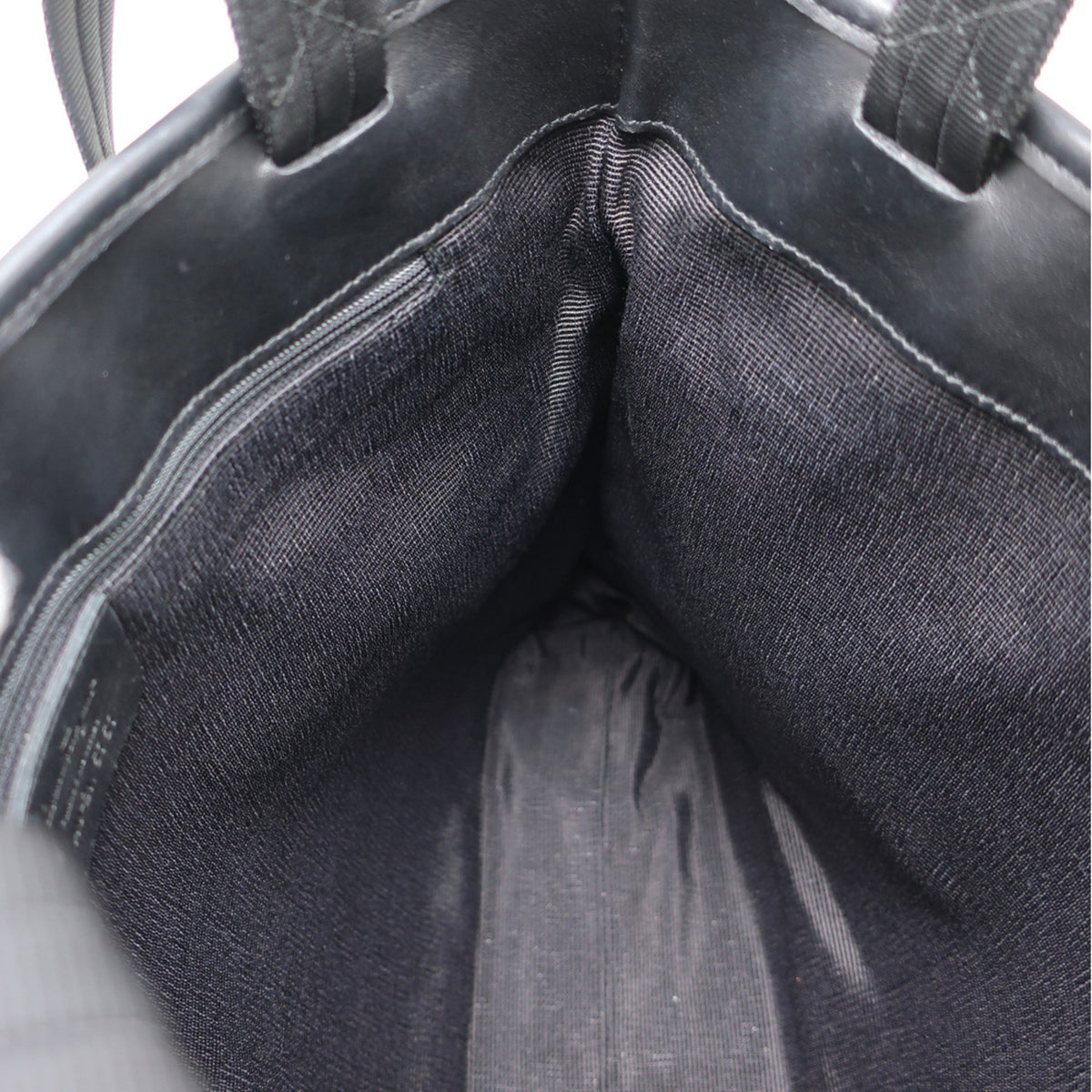 Salvatore Ferragamo Black Canvas Leather Tote Bag (Pre-Owned)
