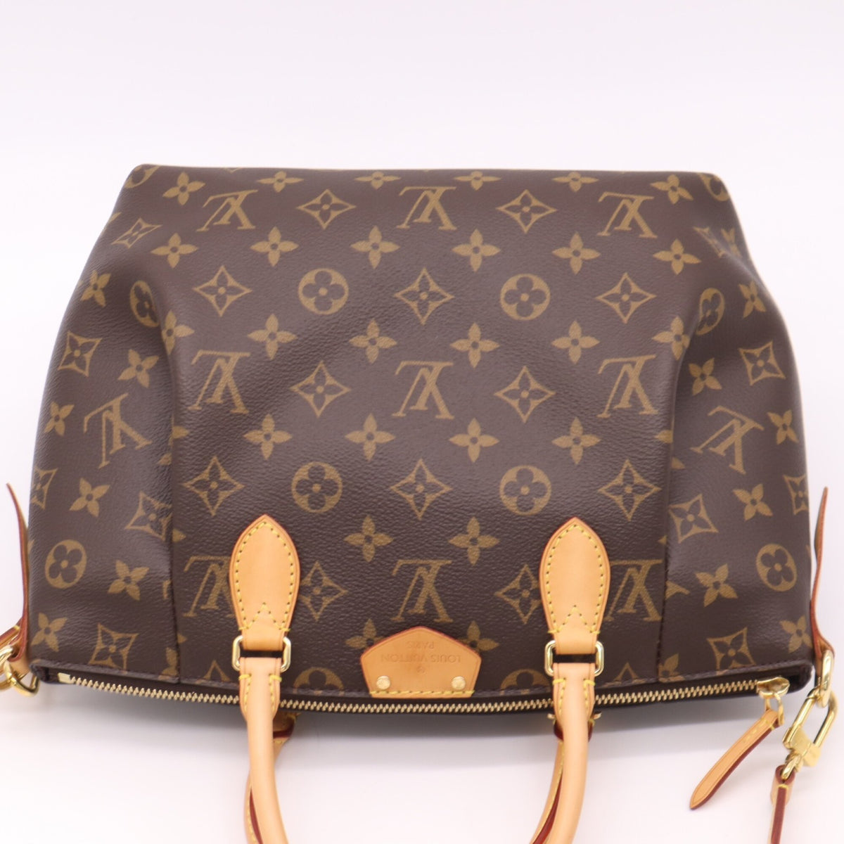 Louis Vuitton Monogram Beige Brown Monogram Monogram Leather Shoulder Bag (Pre-Owned)