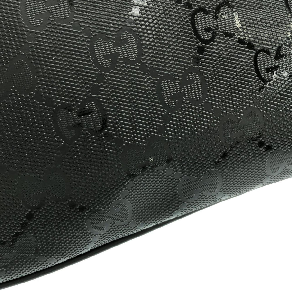 Unspecified Black Coated Canvas Fanny Pack (Pre-Owned)