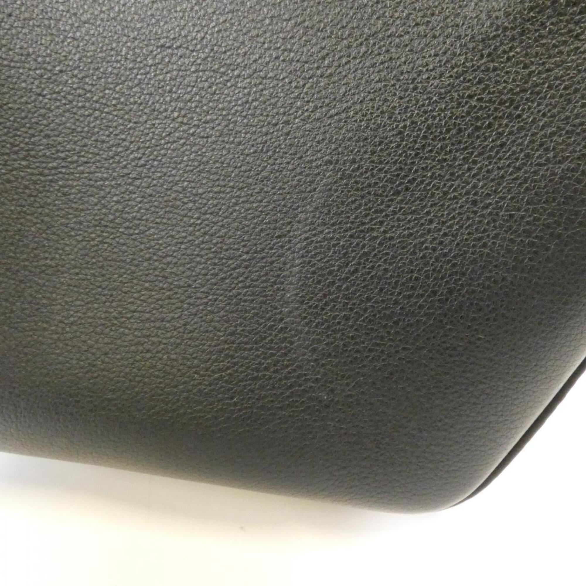 Loewe Black Leather Handbag Shoulder Bag (Pre-Owned)