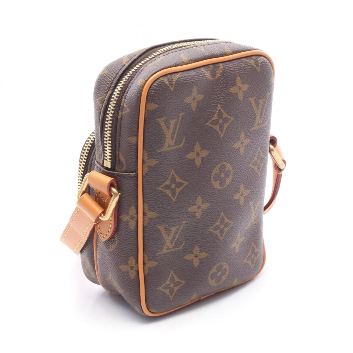 Louis Vuitton Brown Pvc Leather Handbag Shoulder Bag (Pre-Owned)