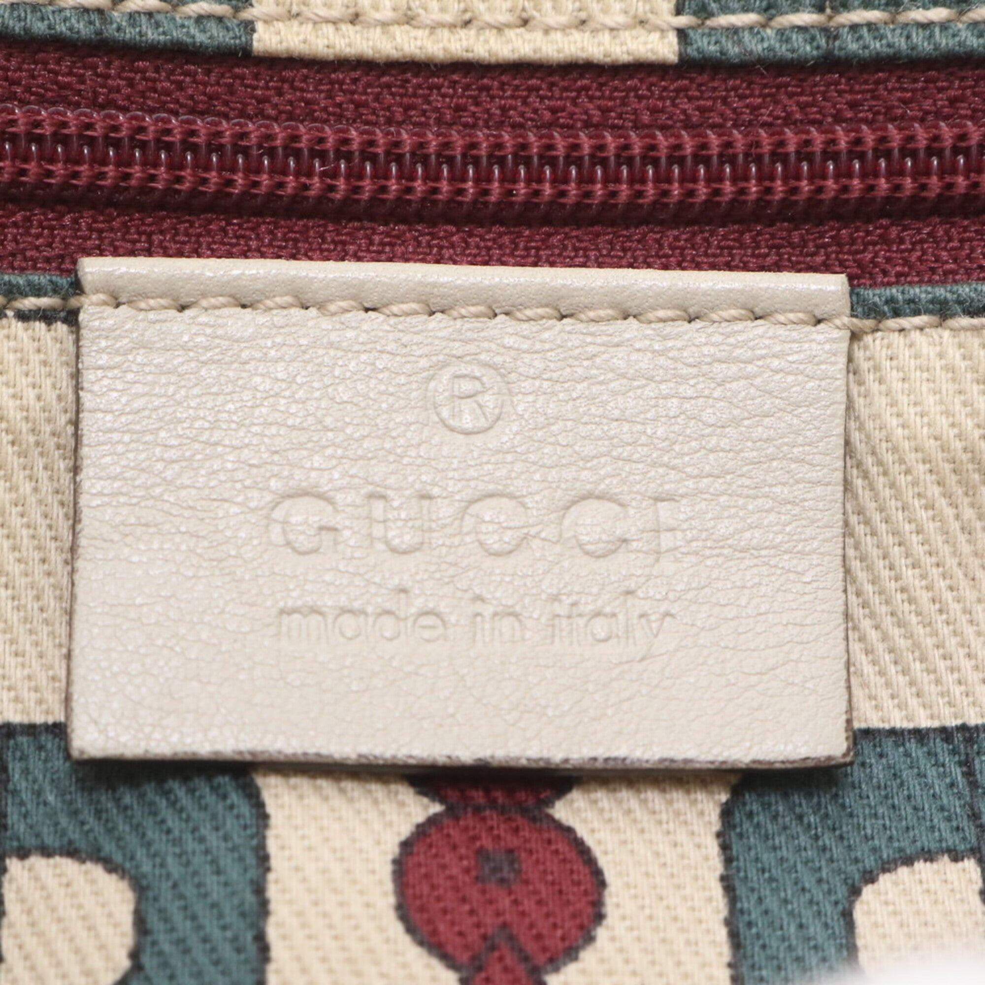 Gucci Guccissima Ivory Leather Handbag Shoulder Bag (Pre-Owned)