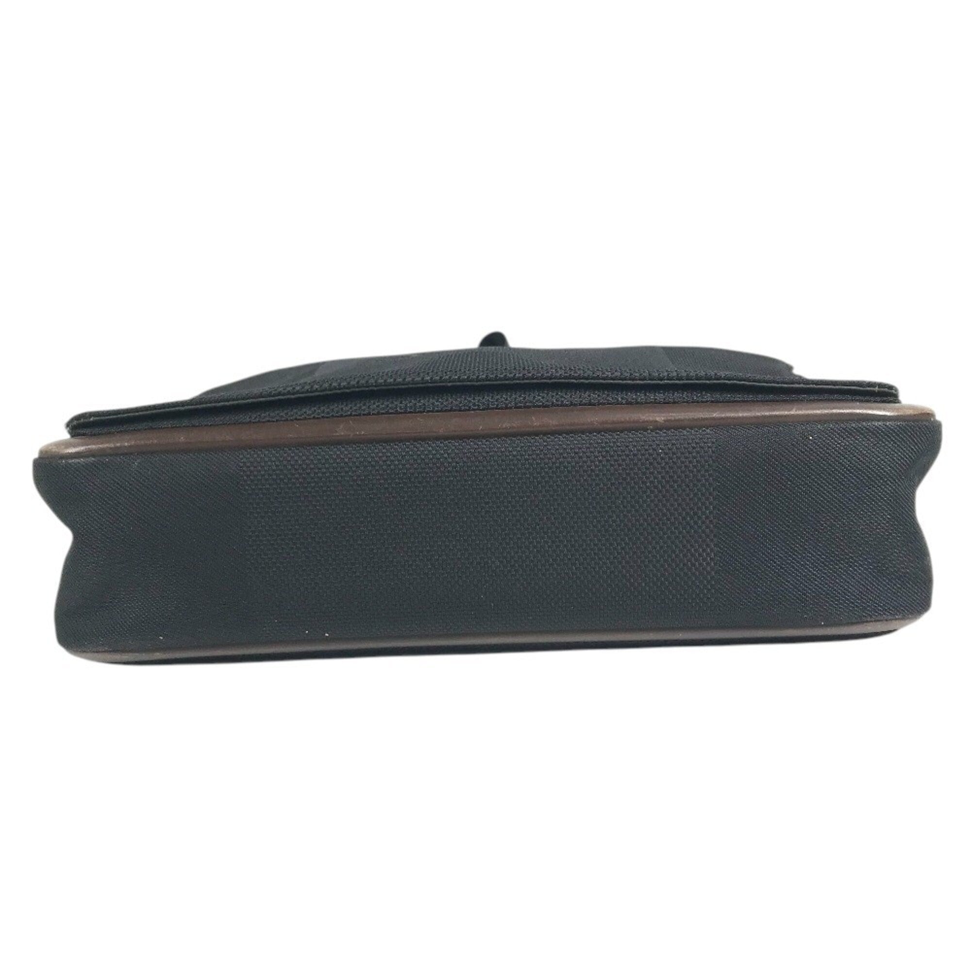 Louis Vuitton Black Damier Canvas Damier Geant Messenger Bag Shoulder Bag (Pre-Owned)