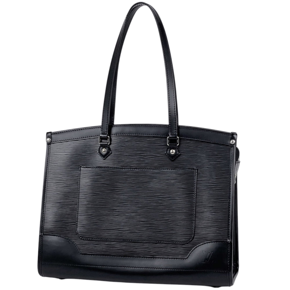 Louis Vuitton Black Noir Epi Leather Handbag Shoulder Bag (Pre-Owned)