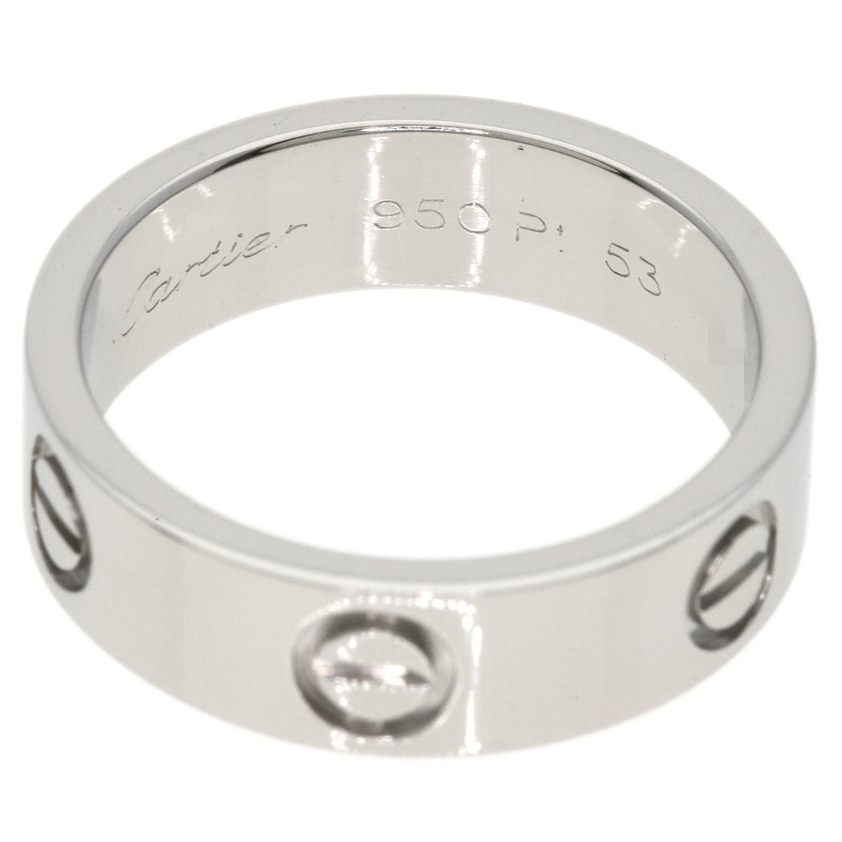 Cartier Platinum 950 Band Ring (Pre-Owned)