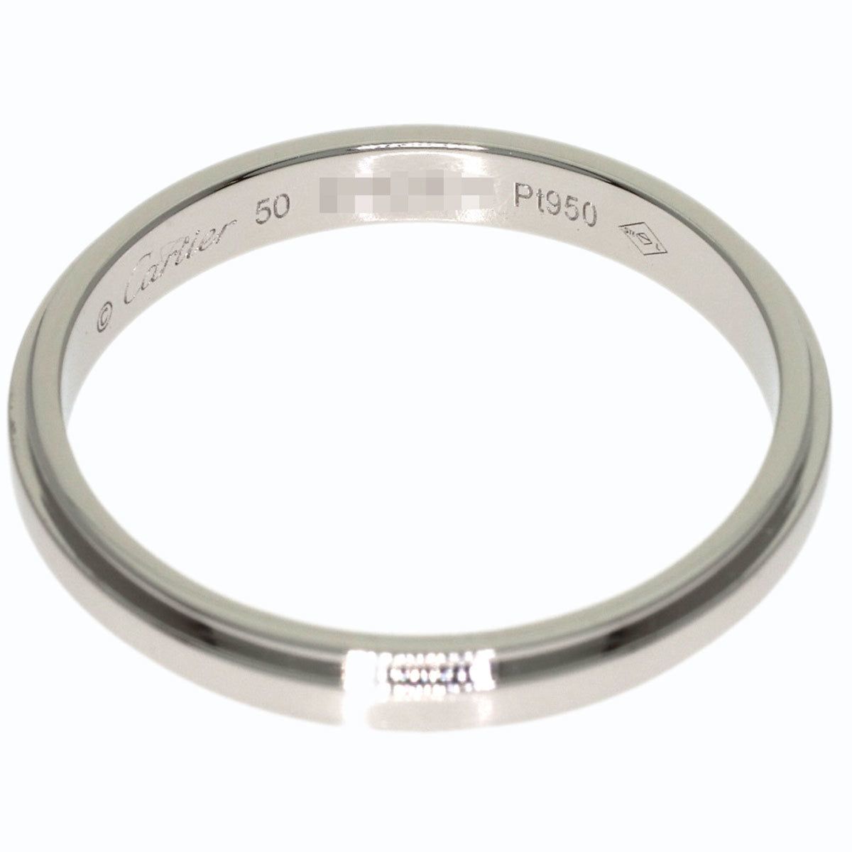 Cartier Platinum 950 Band Ring (Pre-Owned)