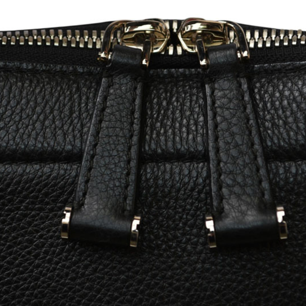 Bally Black Leather Shoulder Bag Tote Bag (Pre-Owned)